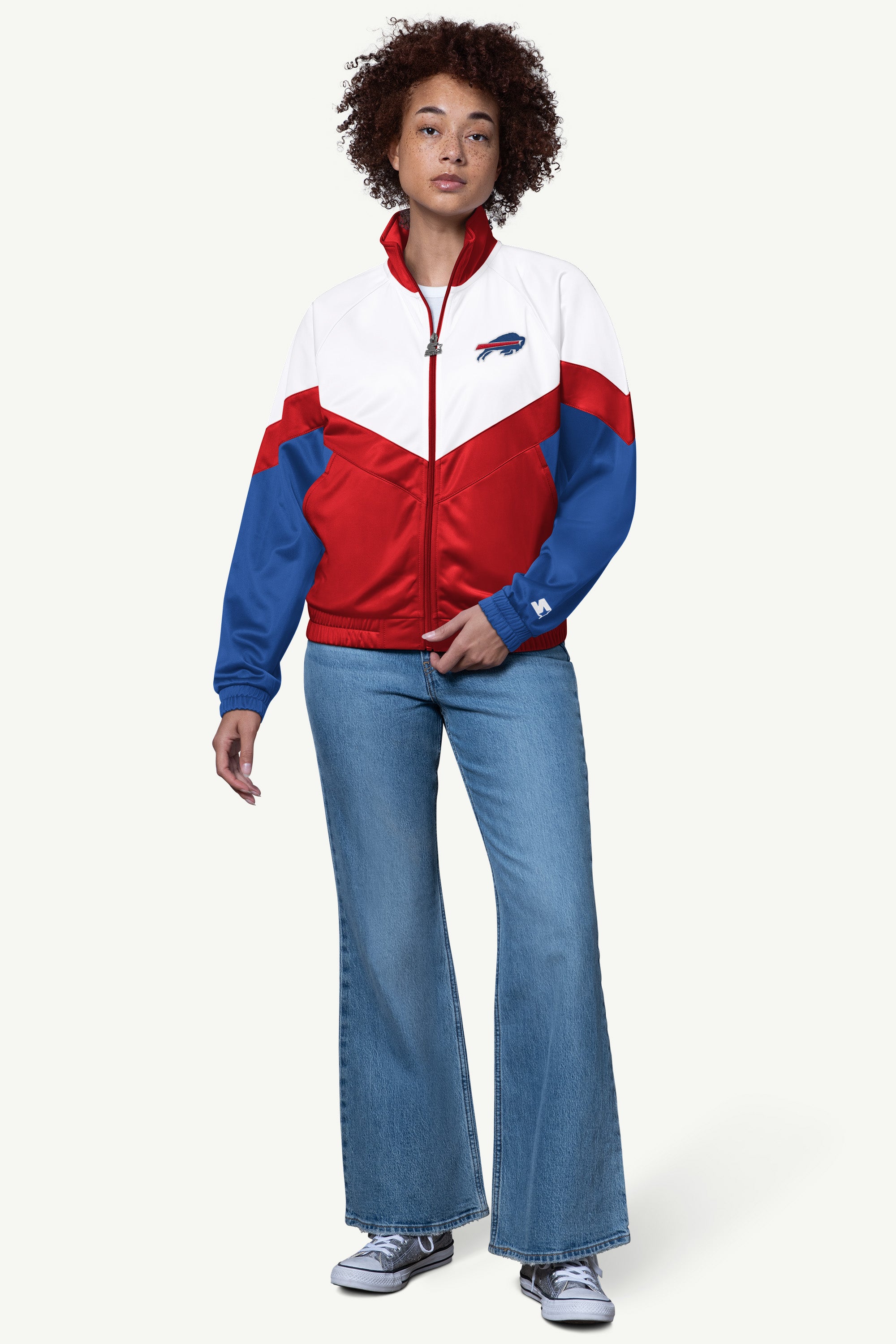 WOMENS BUFFALO BILLS TEAMWORK TRACK JACKET View 3