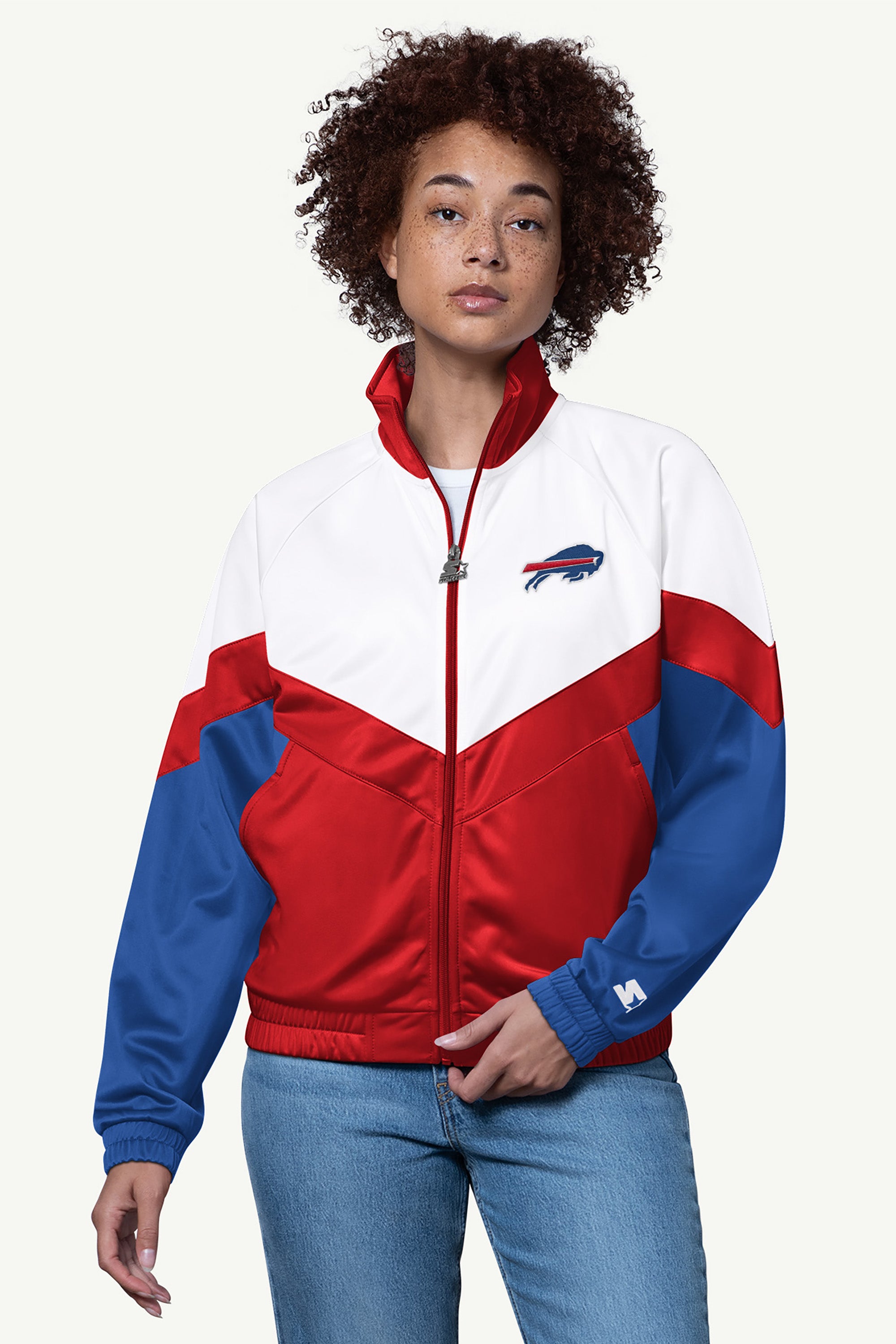 WOMENS BUFFALO BILLS TEAMWORK TRACK JACKET View 1