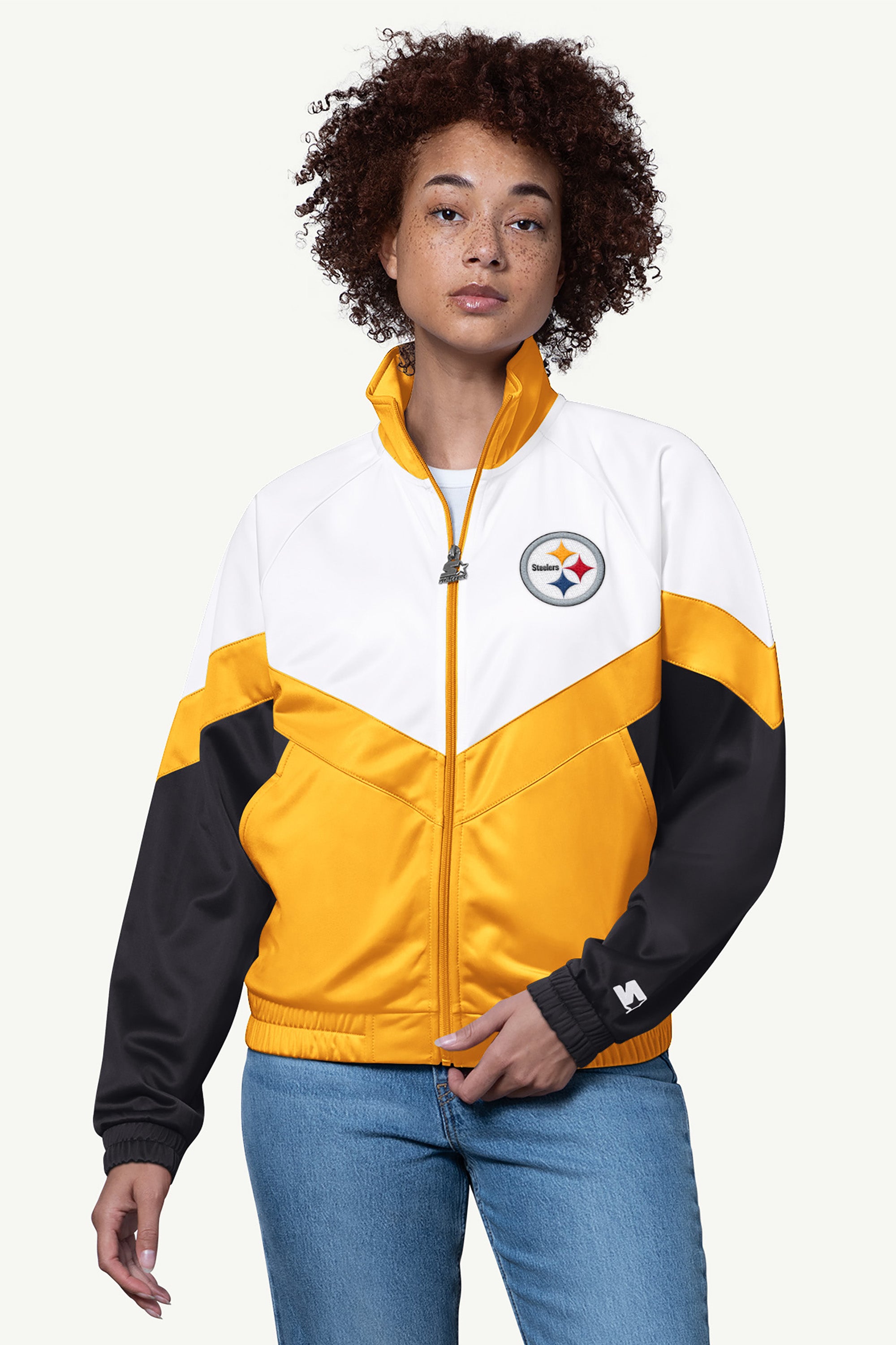 WOMENS PITTSBURGH STEELERS TEAMWORK TRACK JACKET View 1 | Pittsburgh Steelers