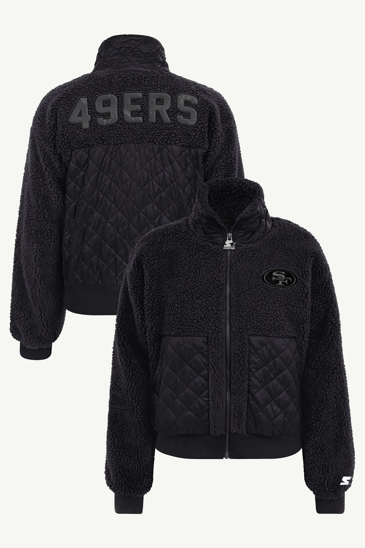 WOMENS SAN FRANCISCO 49ERS JOURNEYMAN SHERPA JACKET View 1