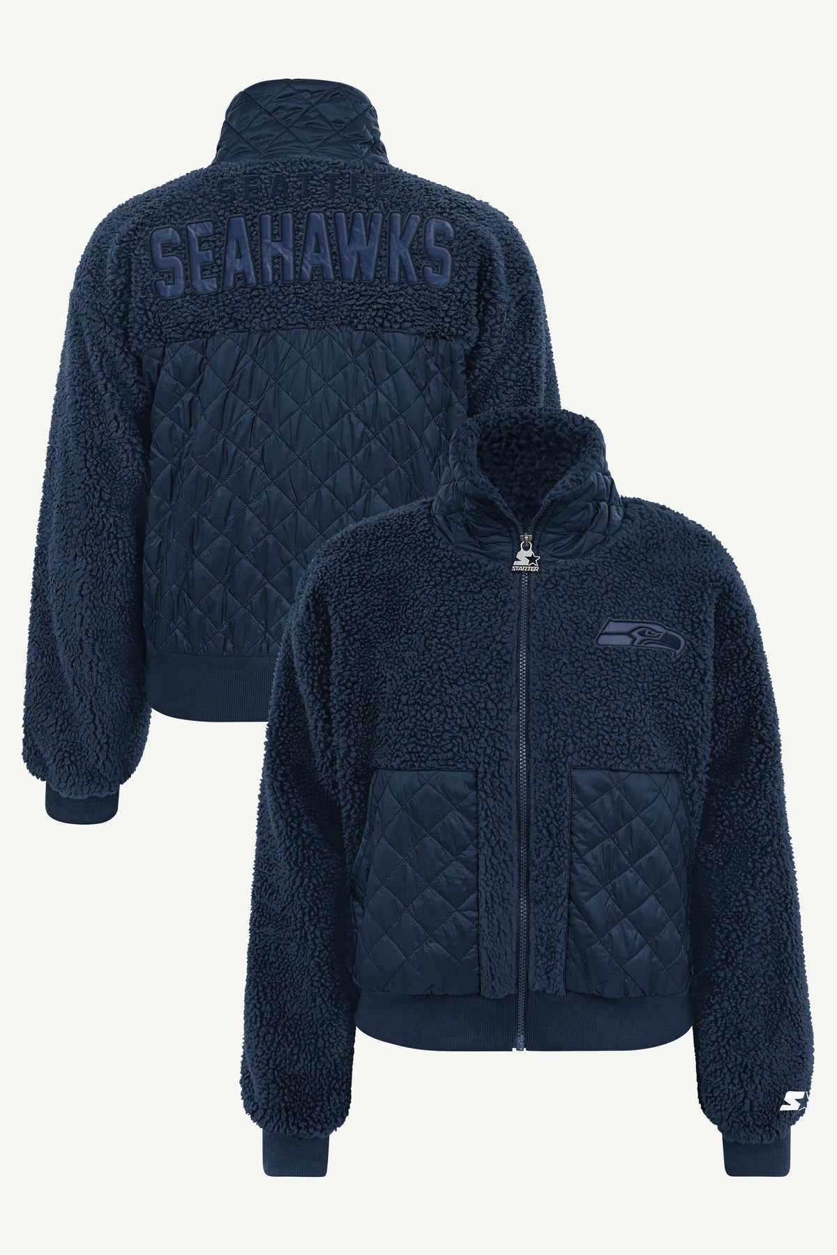 WOMENS SEATTLE SEAHAWKS JOURNEYMAN SHERPA JACKET View 1