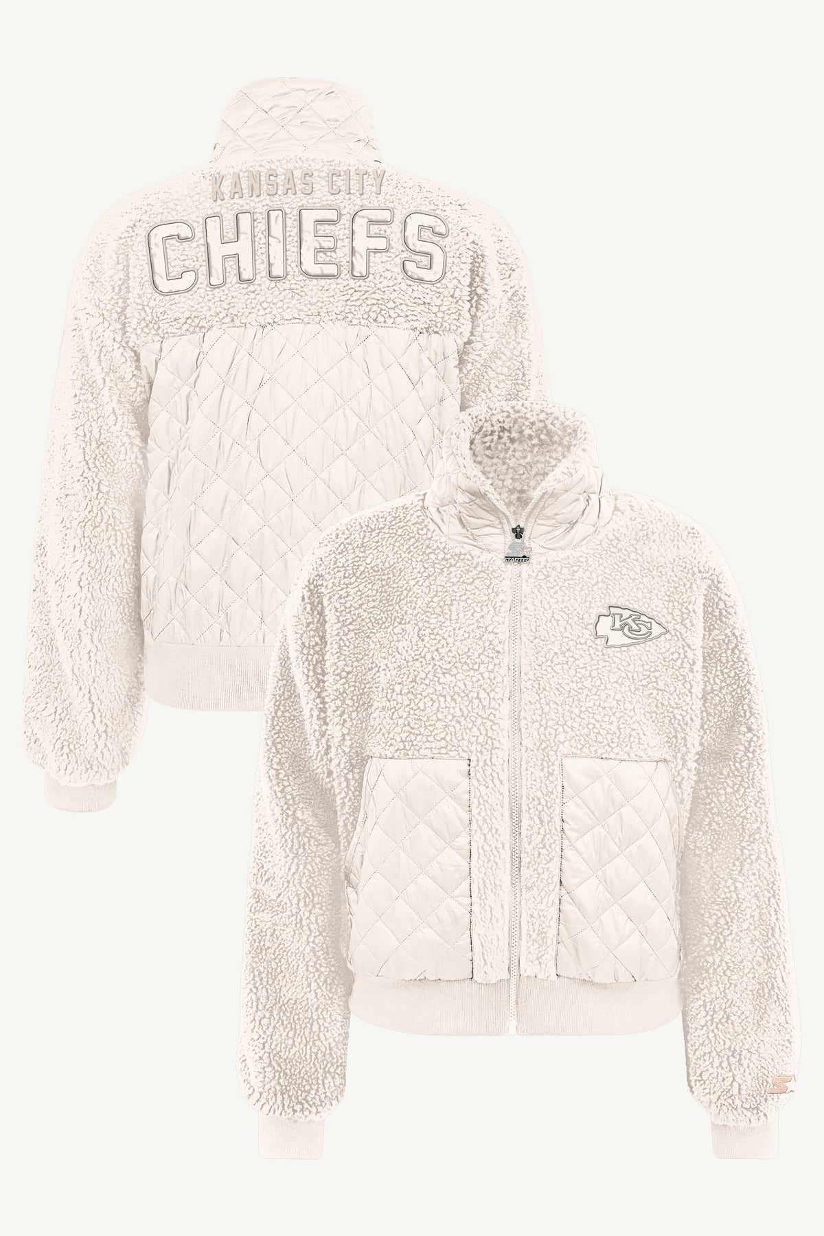 WOMENS KANSAS CITY CHIEFS JOURNEYMAN SHERPA JACKET View 1