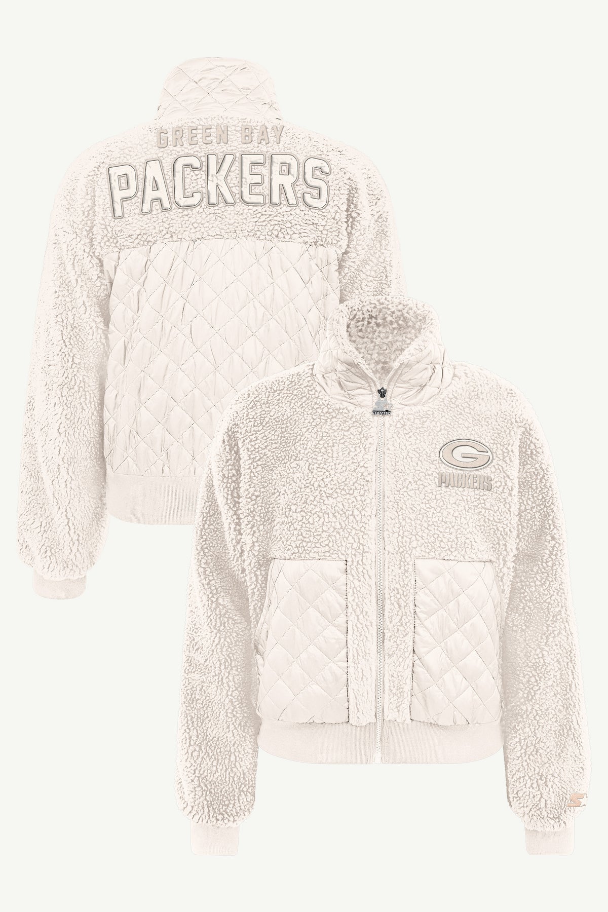 WOMENS GREEN BAY PACKERS JOURNEYMAN SHERPA JACKET View 1