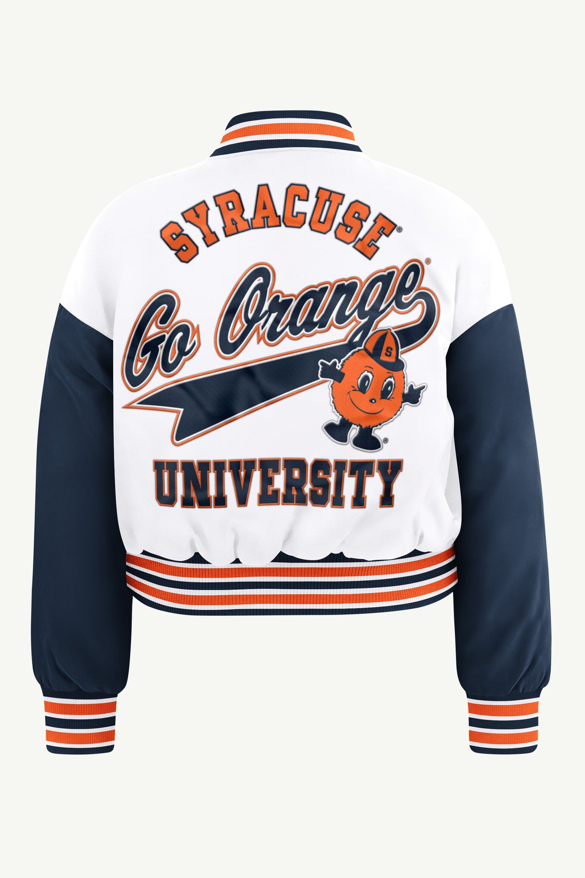 WOMENS SYRACUSE ORANGE GAME ON VARSITY JACKET View 3