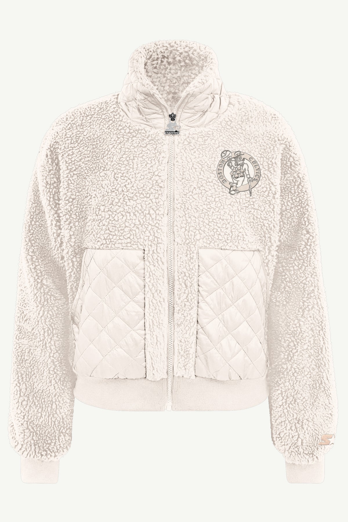 WOMENS BOSTON CELTICS JOURNEYMAN SHERPA JACKET View 2