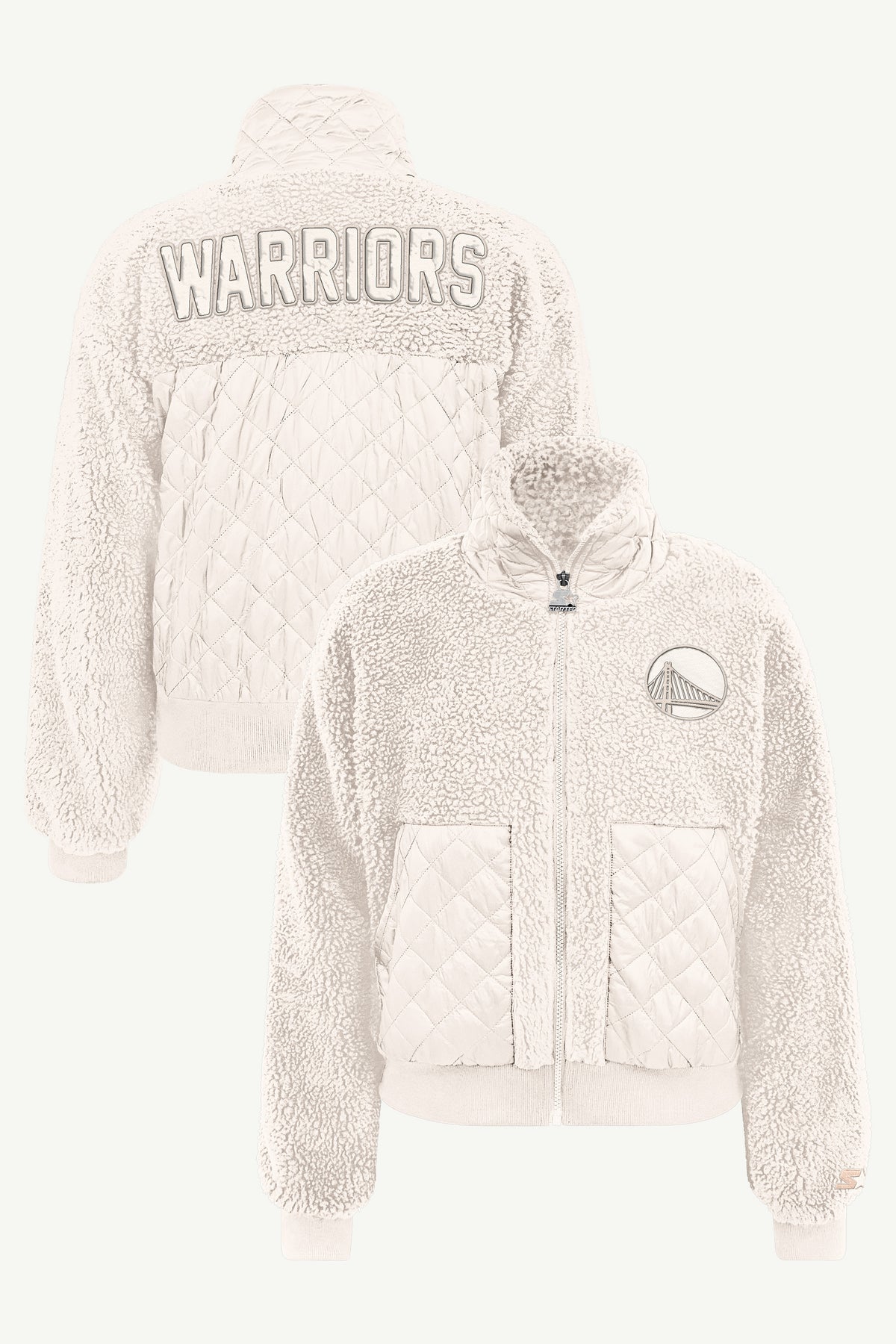 WOMENS GOLDEN STATE WARRIORS JOURNEYMAN SHERPA JACKET View 1