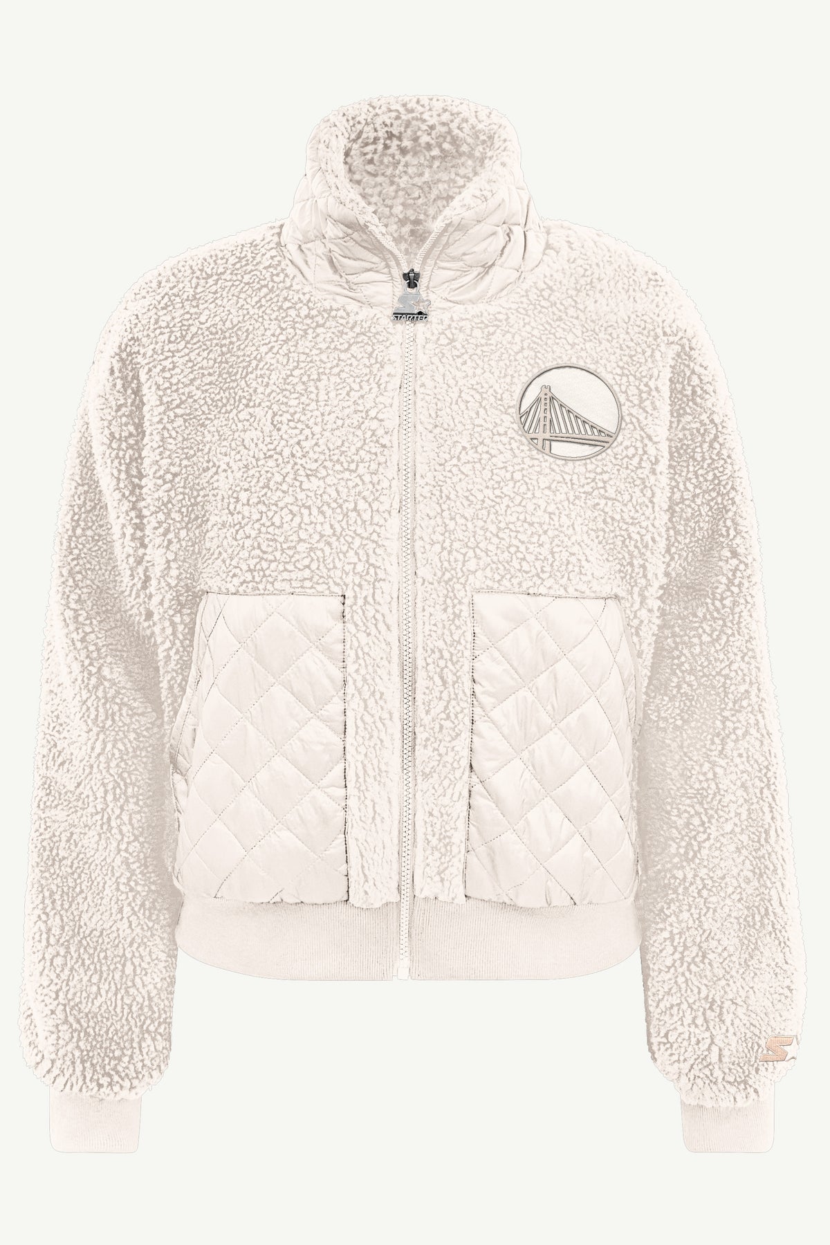 WOMENS GOLDEN STATE WARRIORS JOURNEYMAN SHERPA JACKET View 2