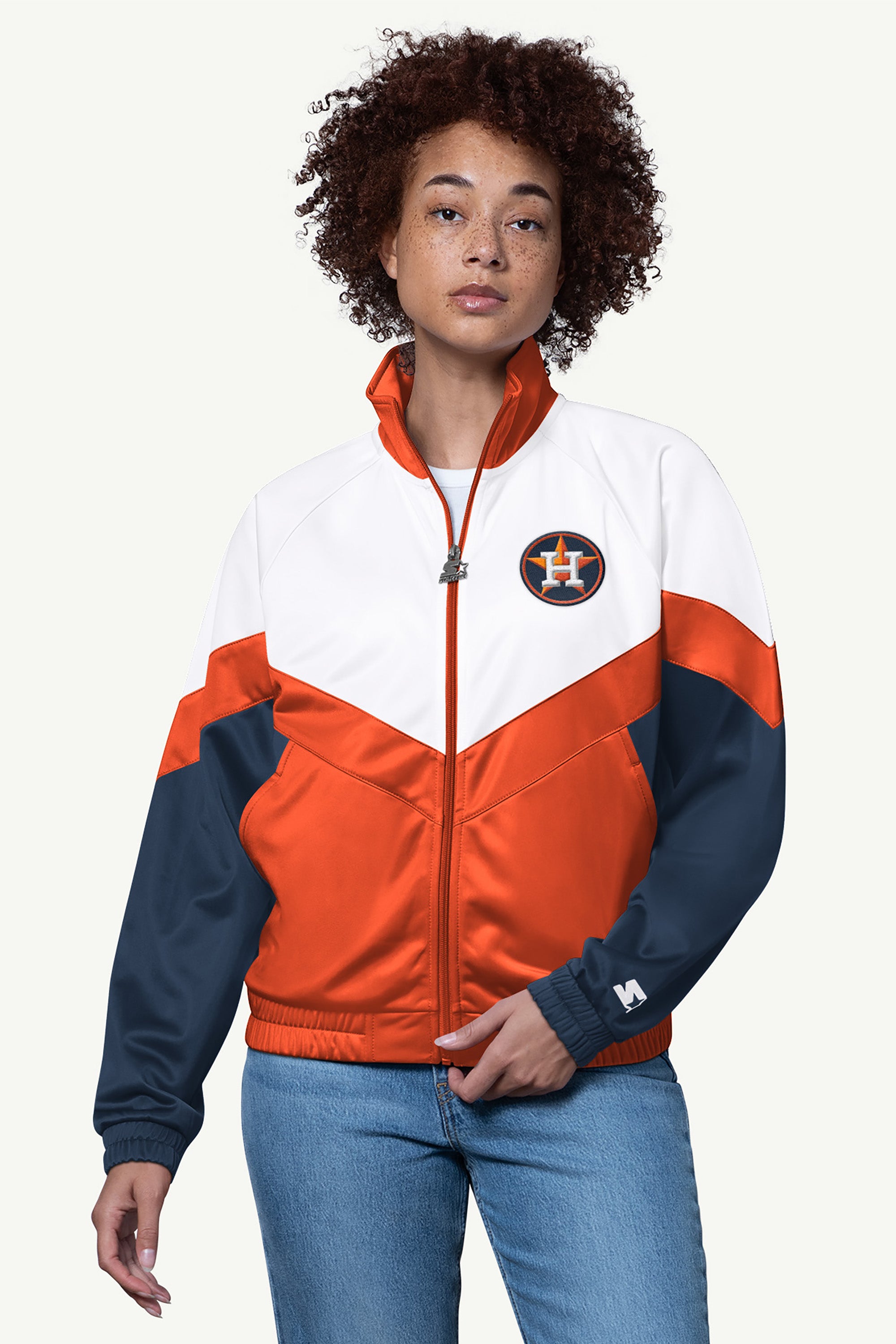 WOMENS HOUSTON ASTROS TEAMWORK TRACK JACKET View 1
