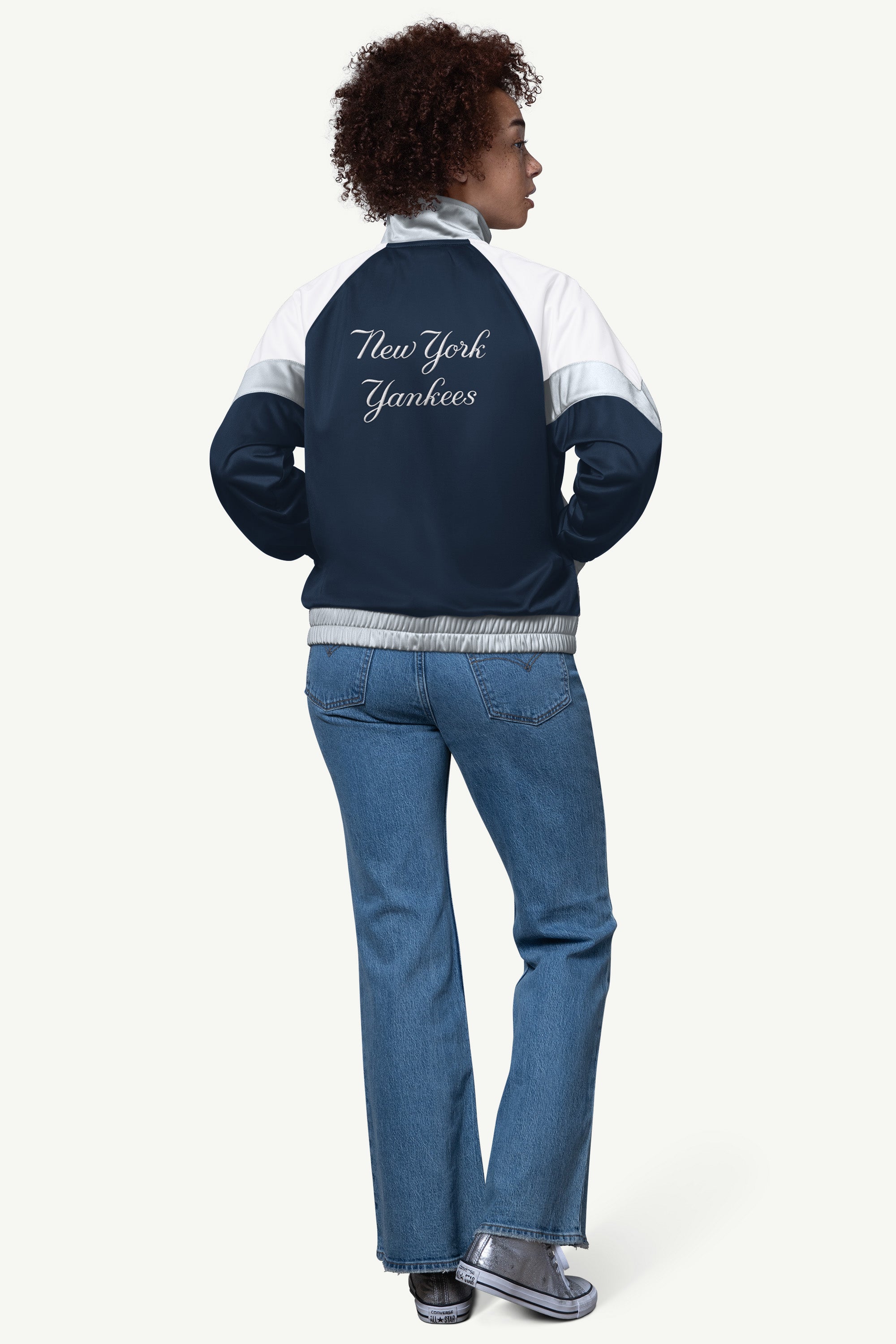 WOMENS NEW YORK YANKEES TEAMWORK TRACK JACKET View 2 | New York Yankees