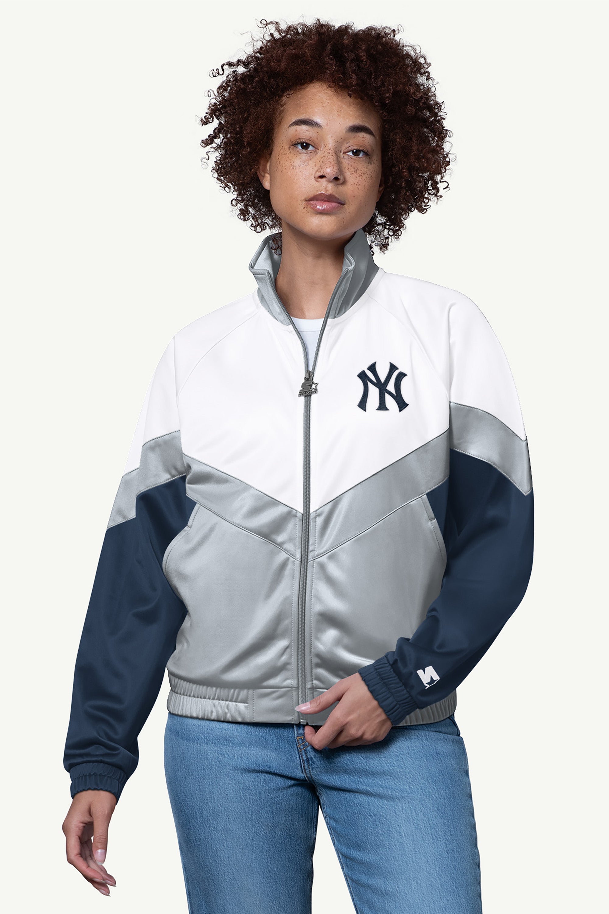 WOMENS NEW YORK YANKEES TEAMWORK TRACK JACKET View 1 | New York Yankees