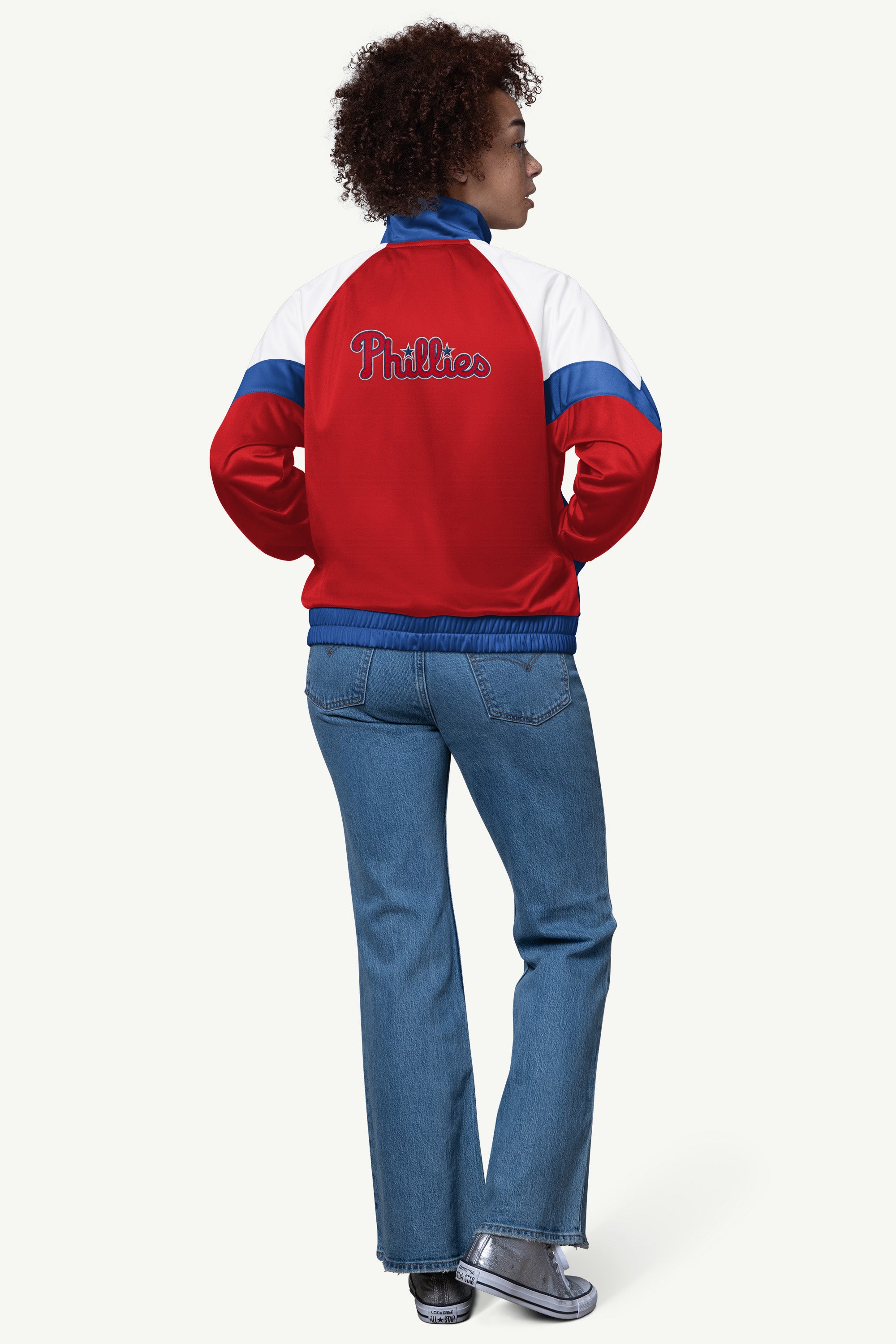WOMENS PHILADELPHIA PHILLIES TEAMWORK TRACK JACKET View 2 | Men's T-Shirts