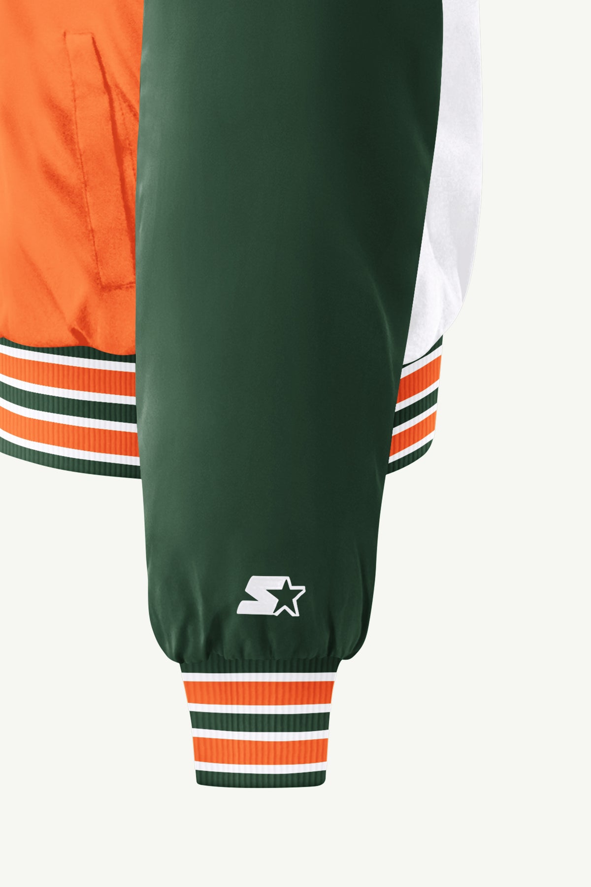 WOMENS MIAMI HURRICANES GAME ON VARSITY JACKET View 4