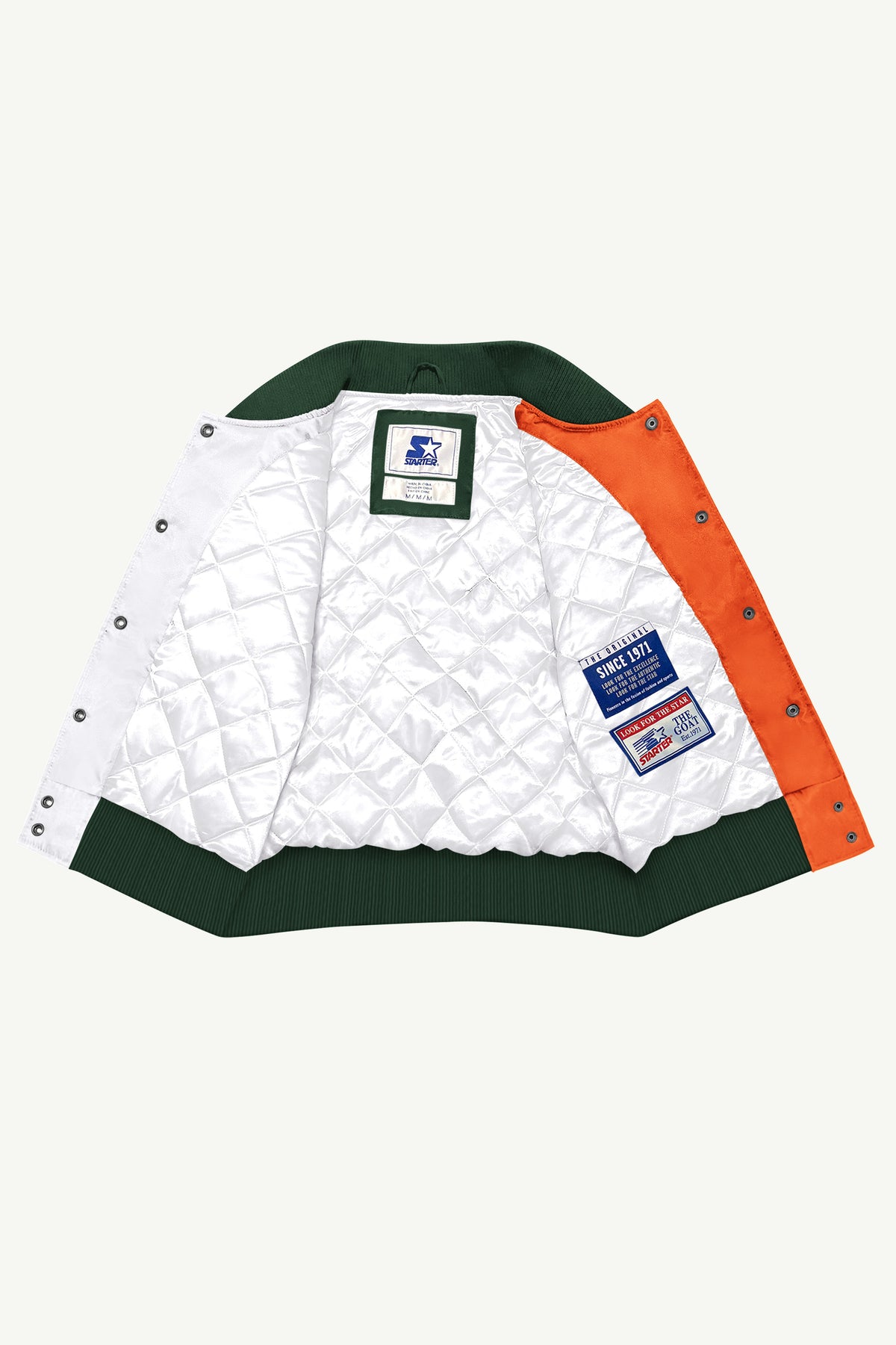 WOMENS MIAMI HURRICANES GAME ON VARSITY JACKET View 5
