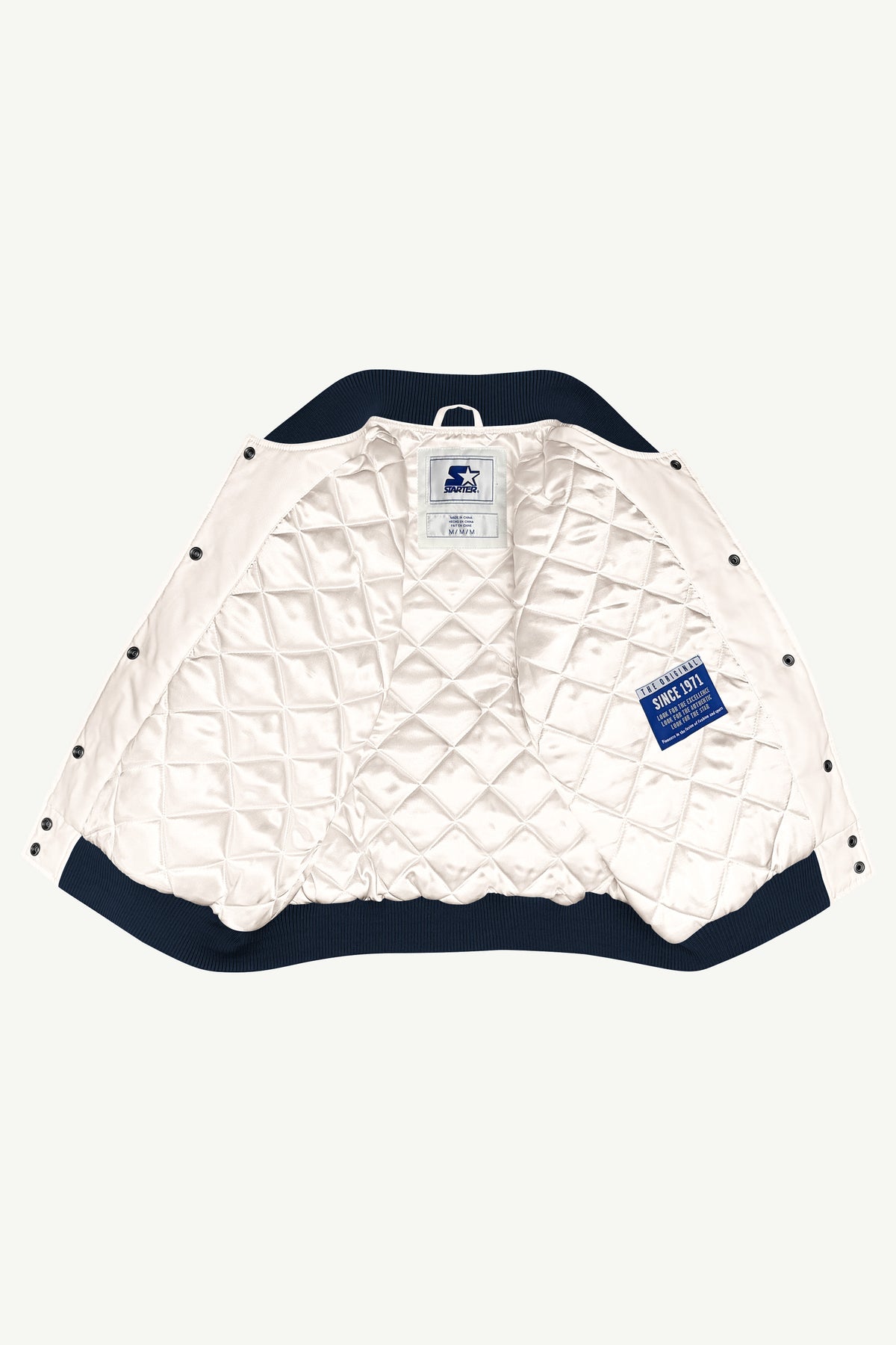 WOMENS USA GAME ON SATIN VARSITY JACKET View 5