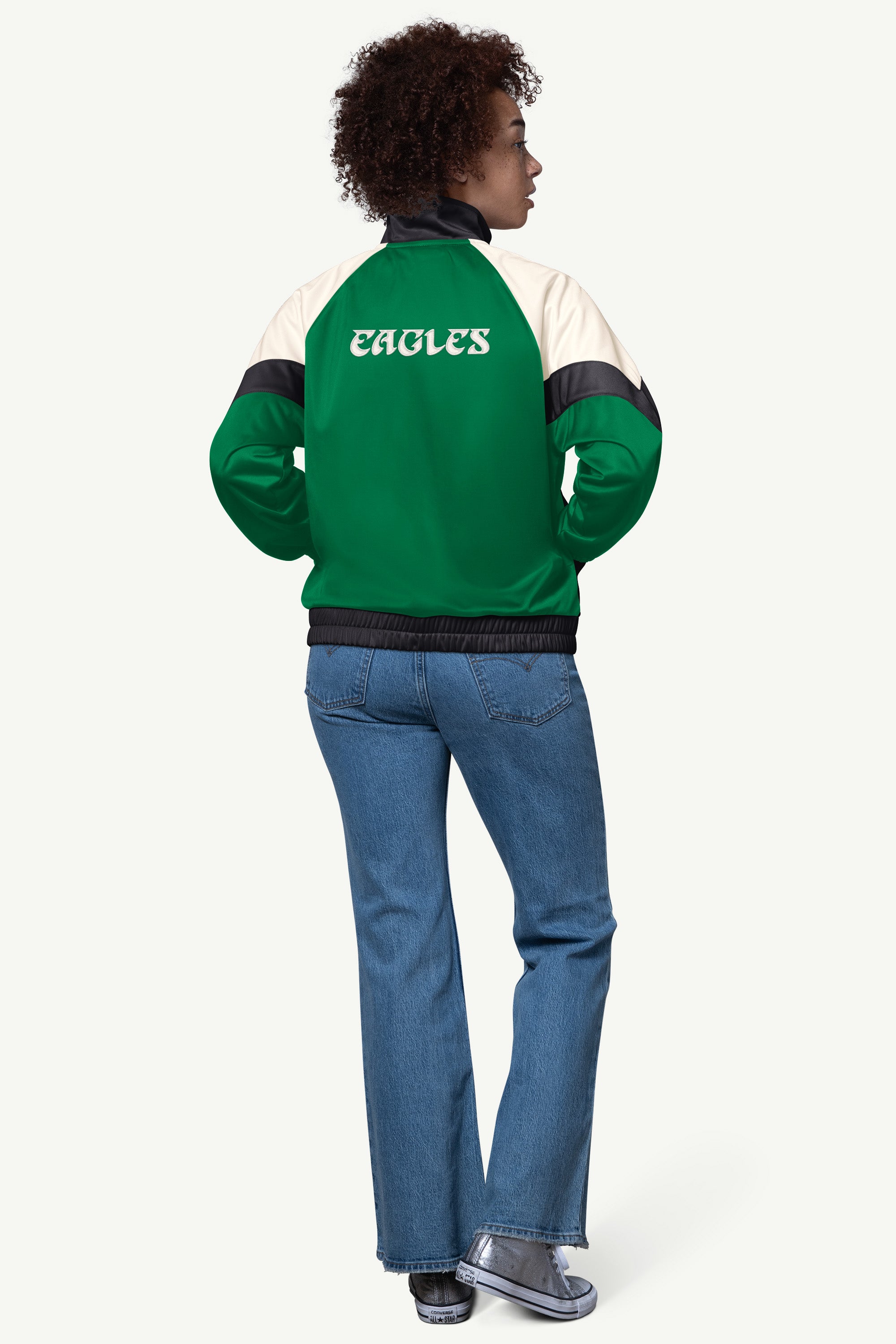 WOMENS PHILADELPHIA EAGLES TEAMWORK TRACK JACKET View 2 | Philadelphia Eagles