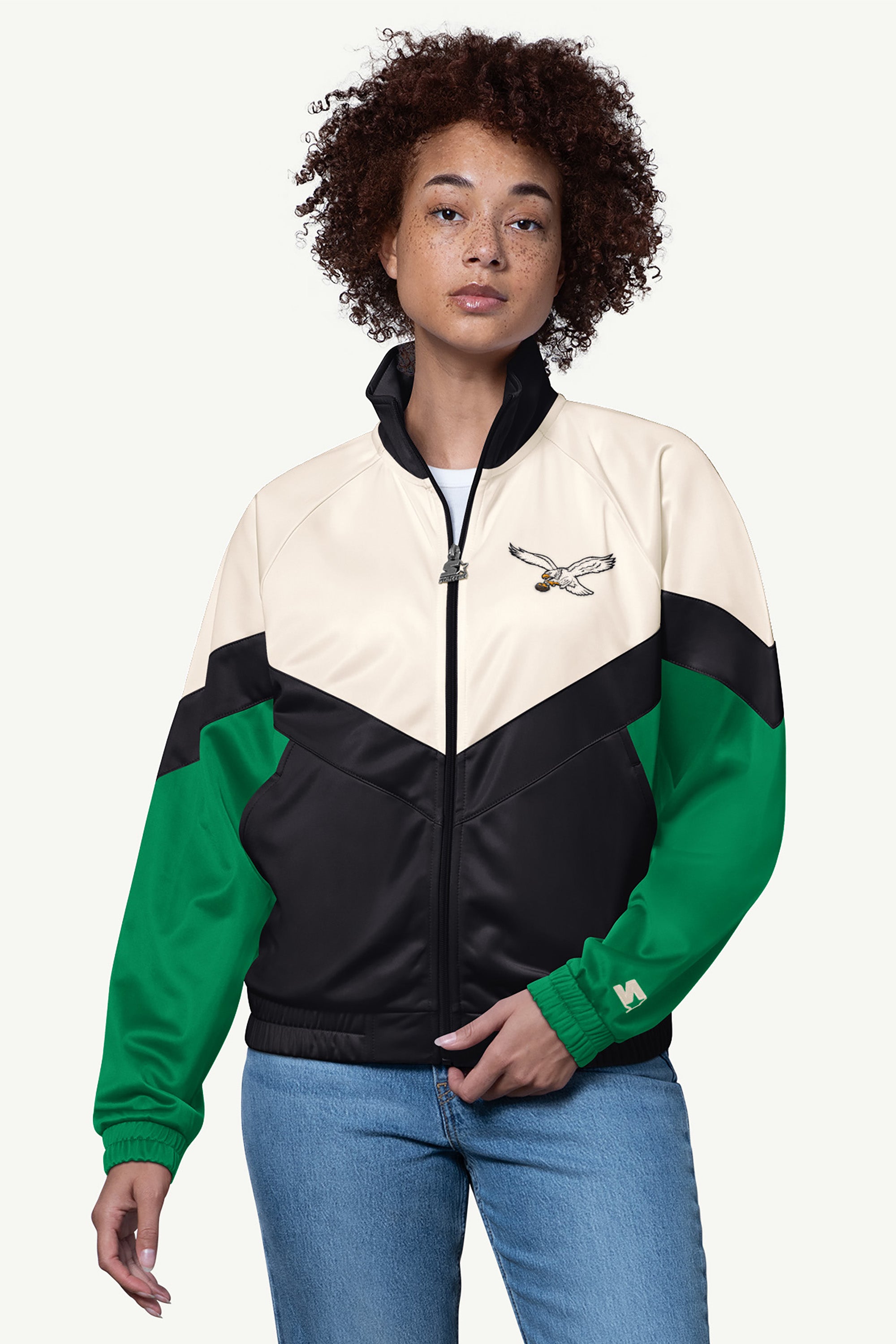 WOMENS PHILADELPHIA EAGLES TEAMWORK TRACK JACKET View 1 | Philadelphia Eagles