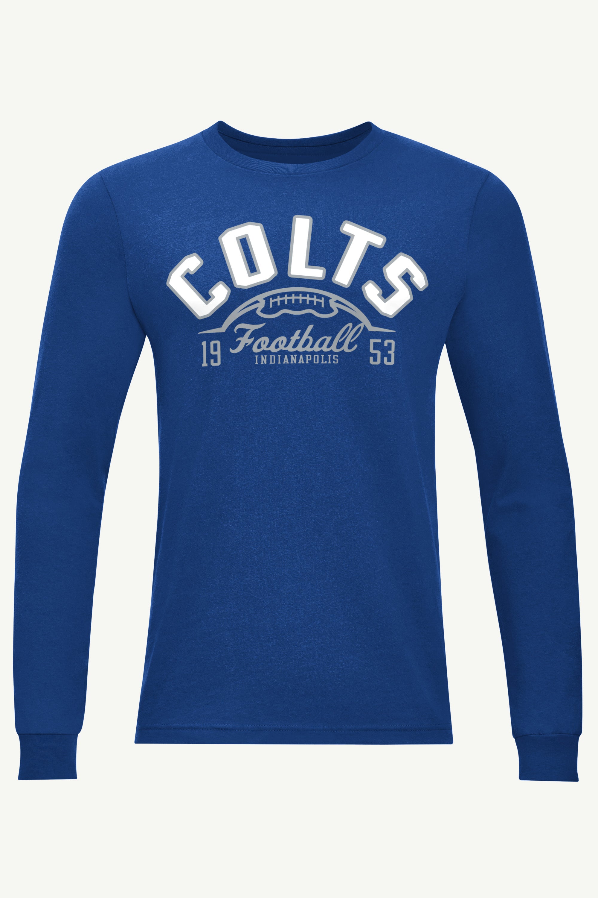 MENS INDIANAPOLIS COLTS HALF BALL LONG SLEEVE T SHIRT View 1 | Indianapolis Colts