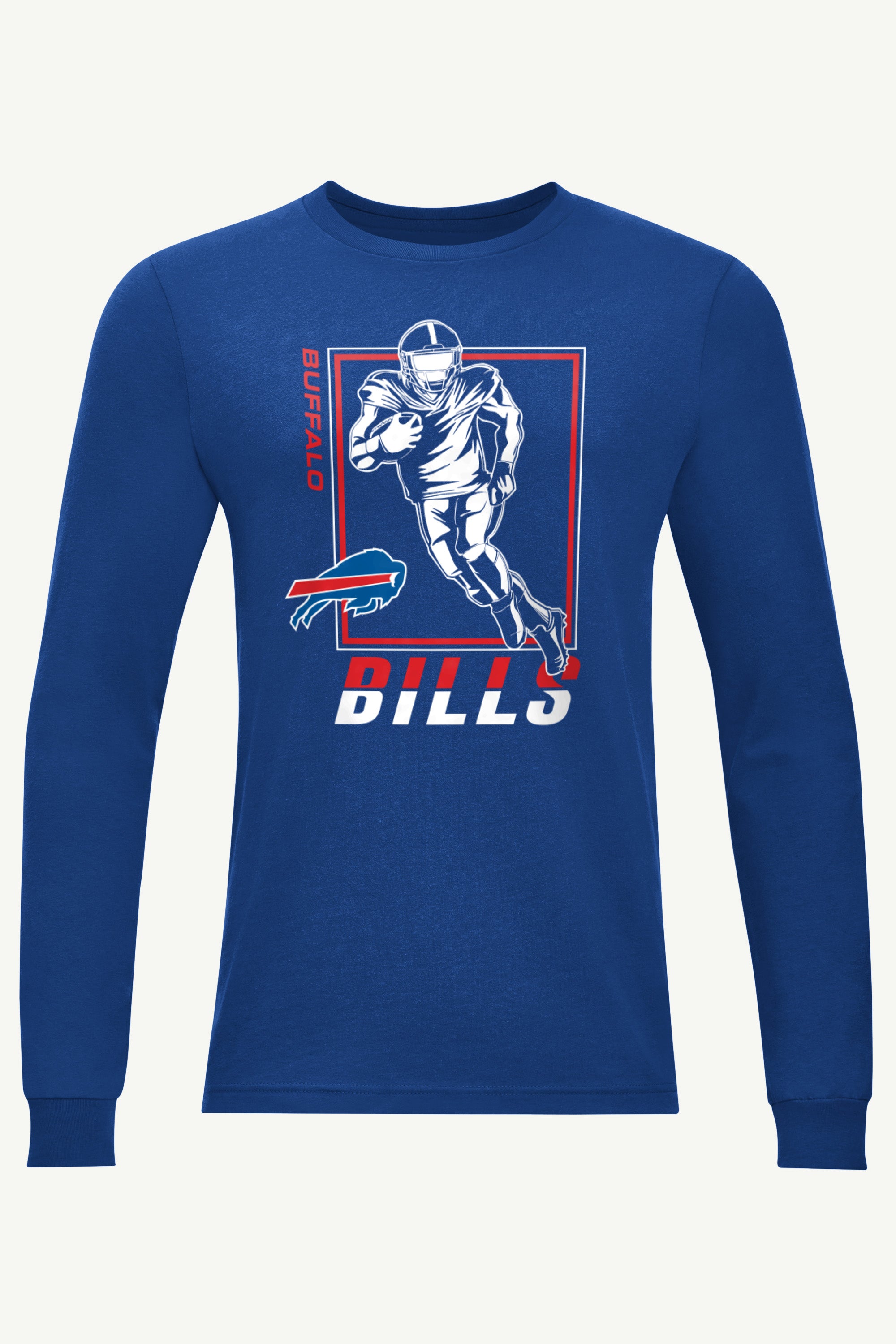 MENS BUFFALO BILLS PLAYER GRID LONG SLEEVE T SHIRT View 1 | Buffalo Bills