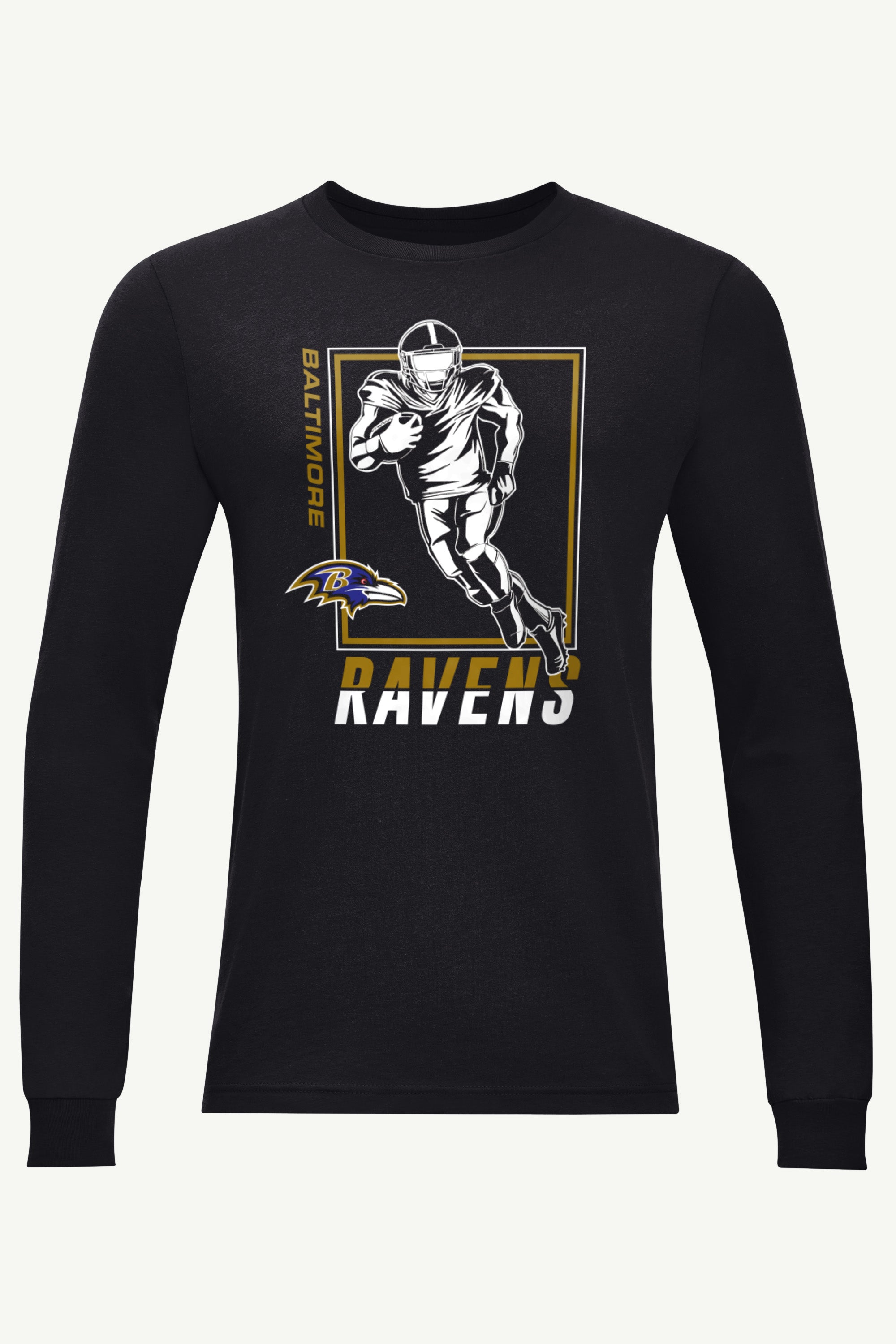 MENS BALTIMORE RAVENS PLAYER GRID LONG SLEEVE T SHIRT View 1 | Baltimore Ravens