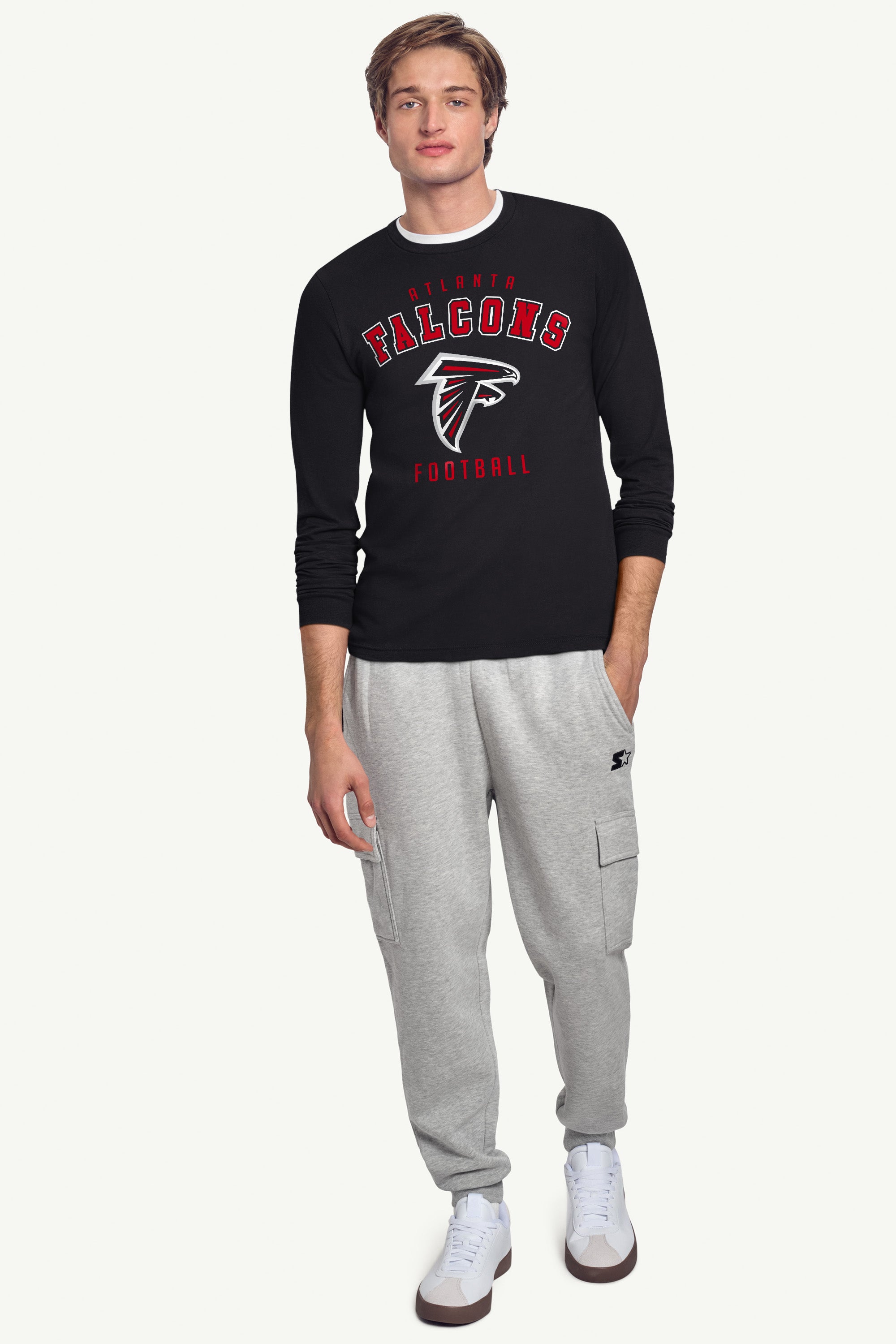 MENS ATLANTA FALCONS LONG SLEEVE T SHIRT View 3