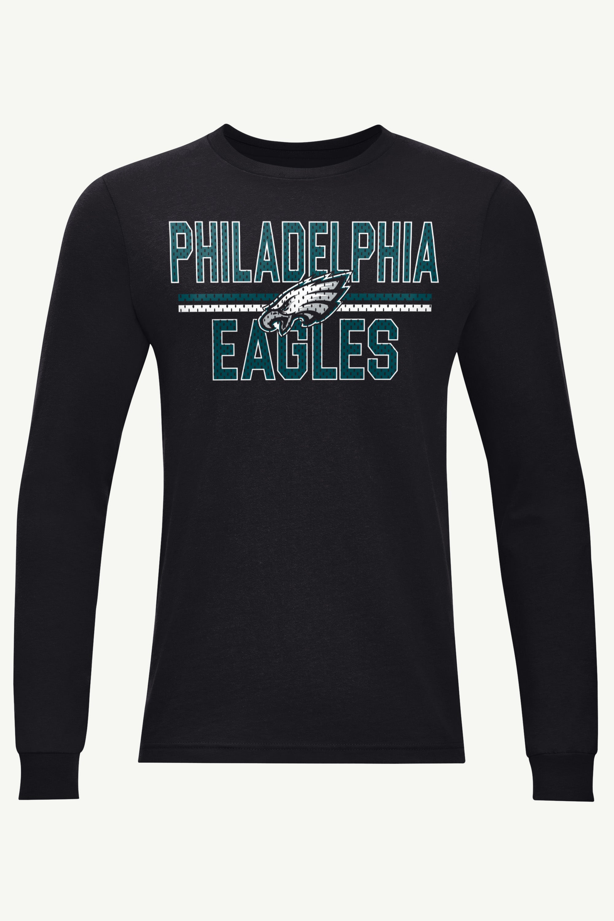 MENS PHILADELPHIA EAGLES MESH LOOK LONG SLEEVE T SHIRT View 1 | Philadelphia Eagles