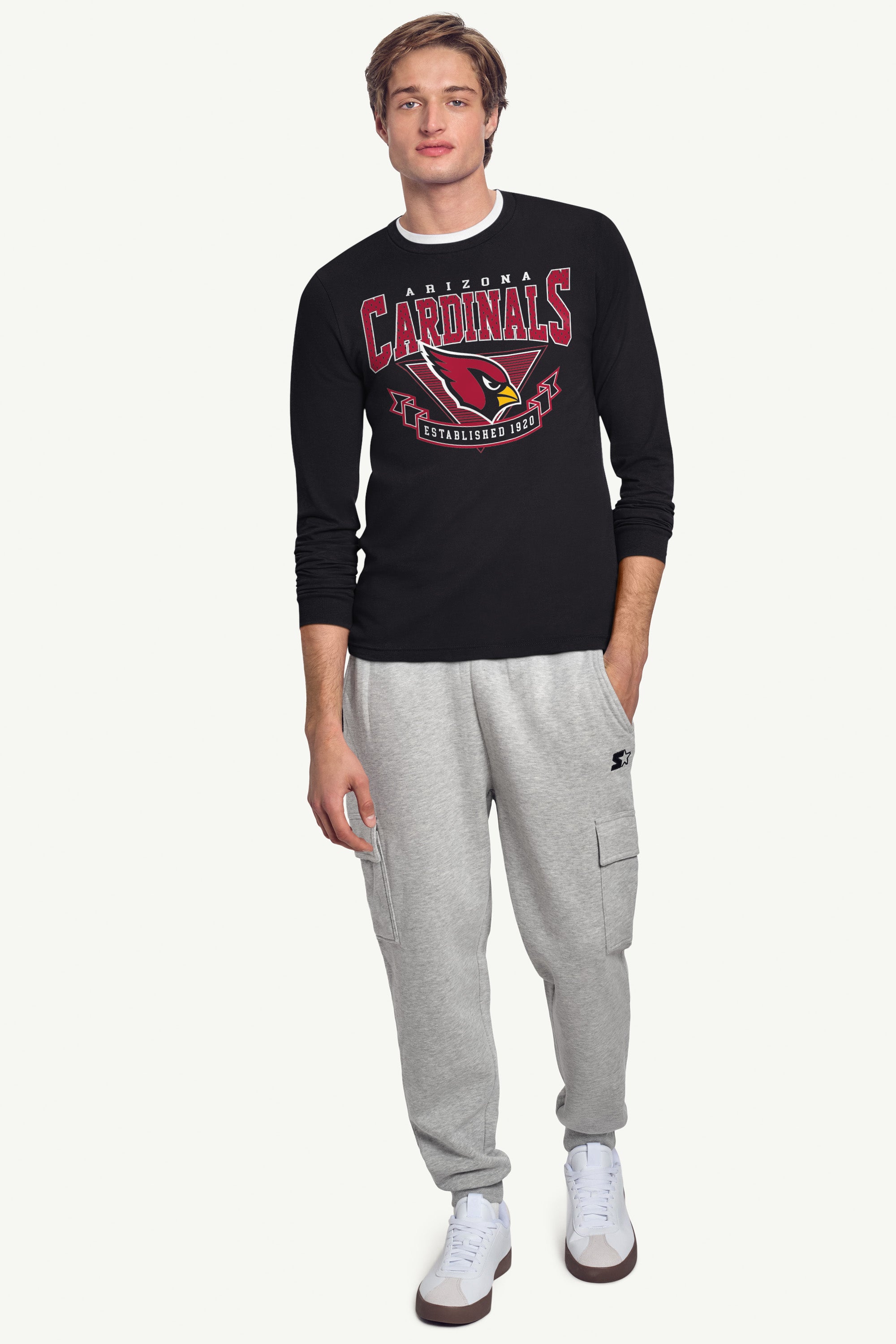 MENS ARIZONA CARDINALS 80's INSPIRED LONG SLEEVE T SHIRT View 3 | Arizona Cardinals