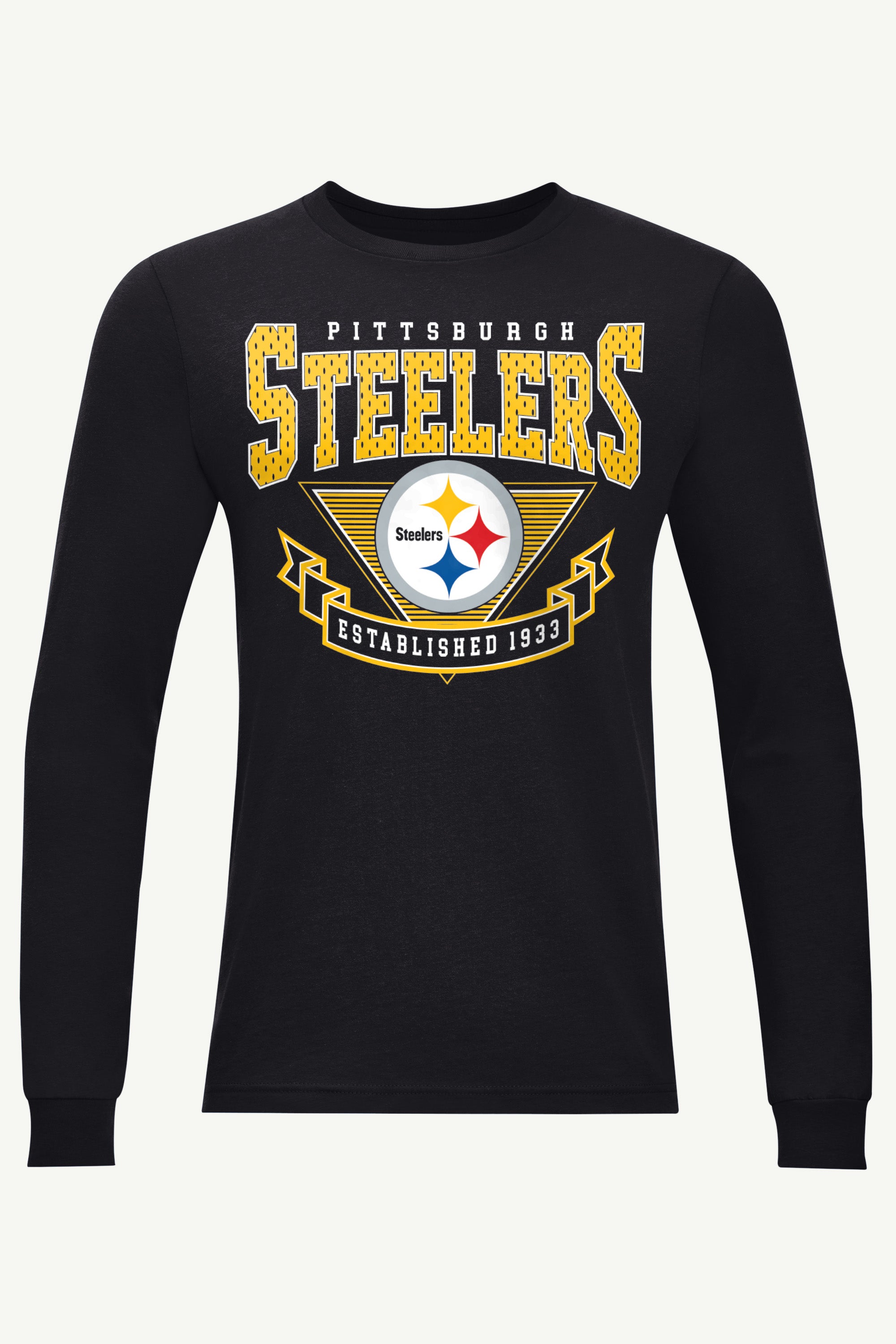 MENS PITTSBURGH STEELERS 80's INSPIRED LONG SLEEVE T SHIRT View 1 | NFL