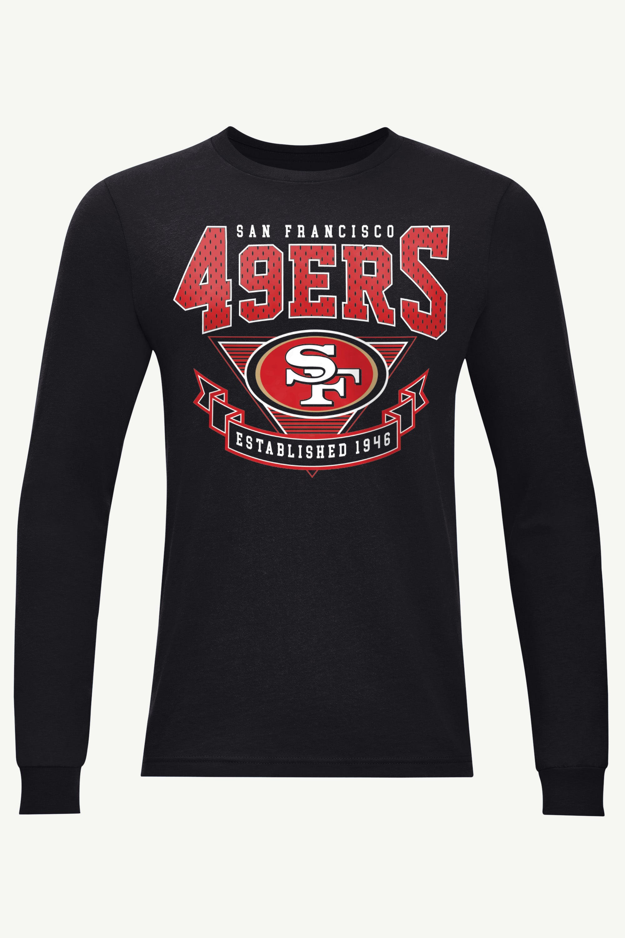 MENS SAN FRANCISCO 49ERS 80's INSPIRED LONG SLEEVE T SHIRT View 1 | NFL MENS SAN FRANCISCO 49ERS 80's INSPIRED LONG SLEEVE T SHIRT View 1 | NFL