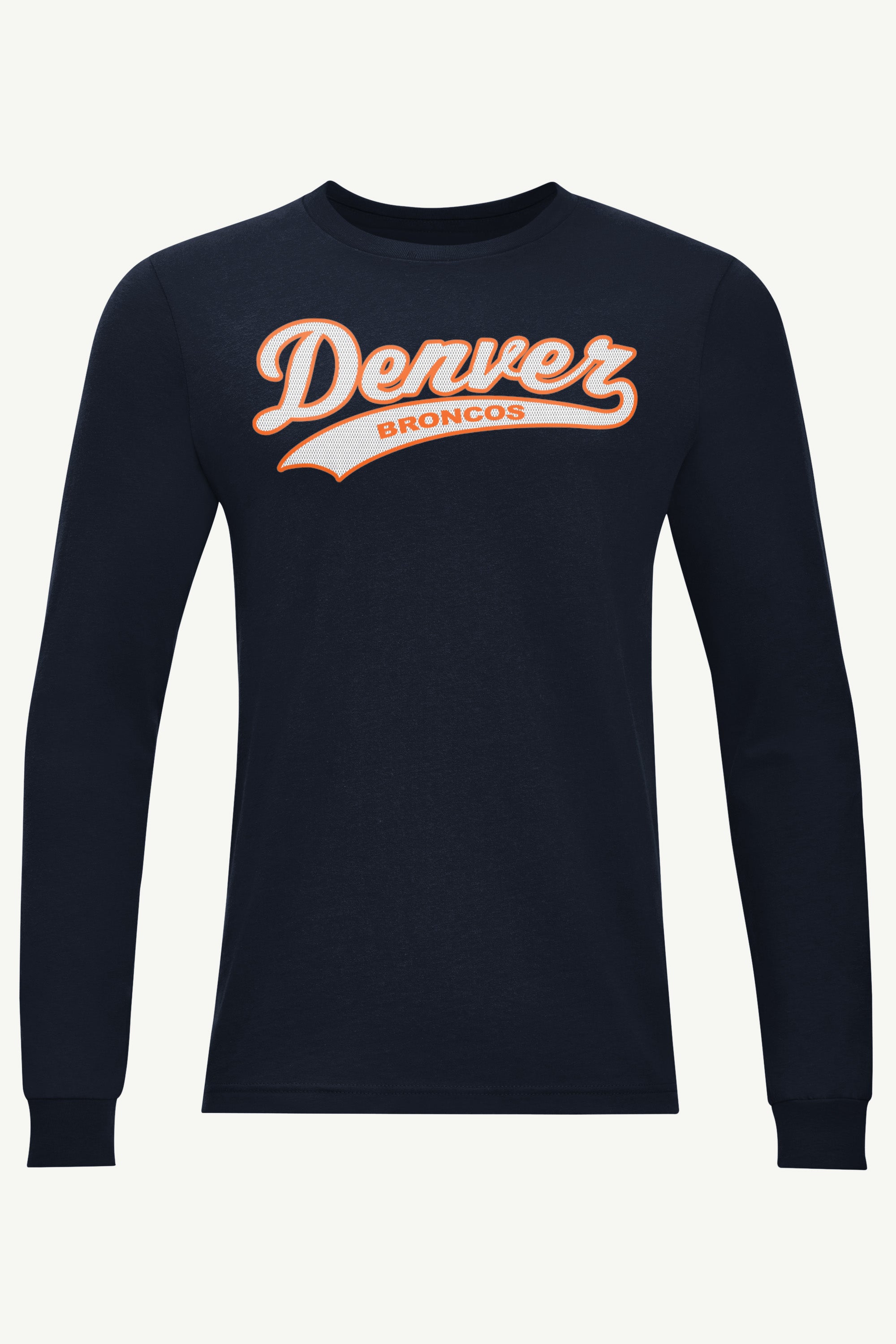 MENS DENVER BRONCOS TAILSWEEP LONG SLEEVE T SHIRT View 1 | Denver Broncos