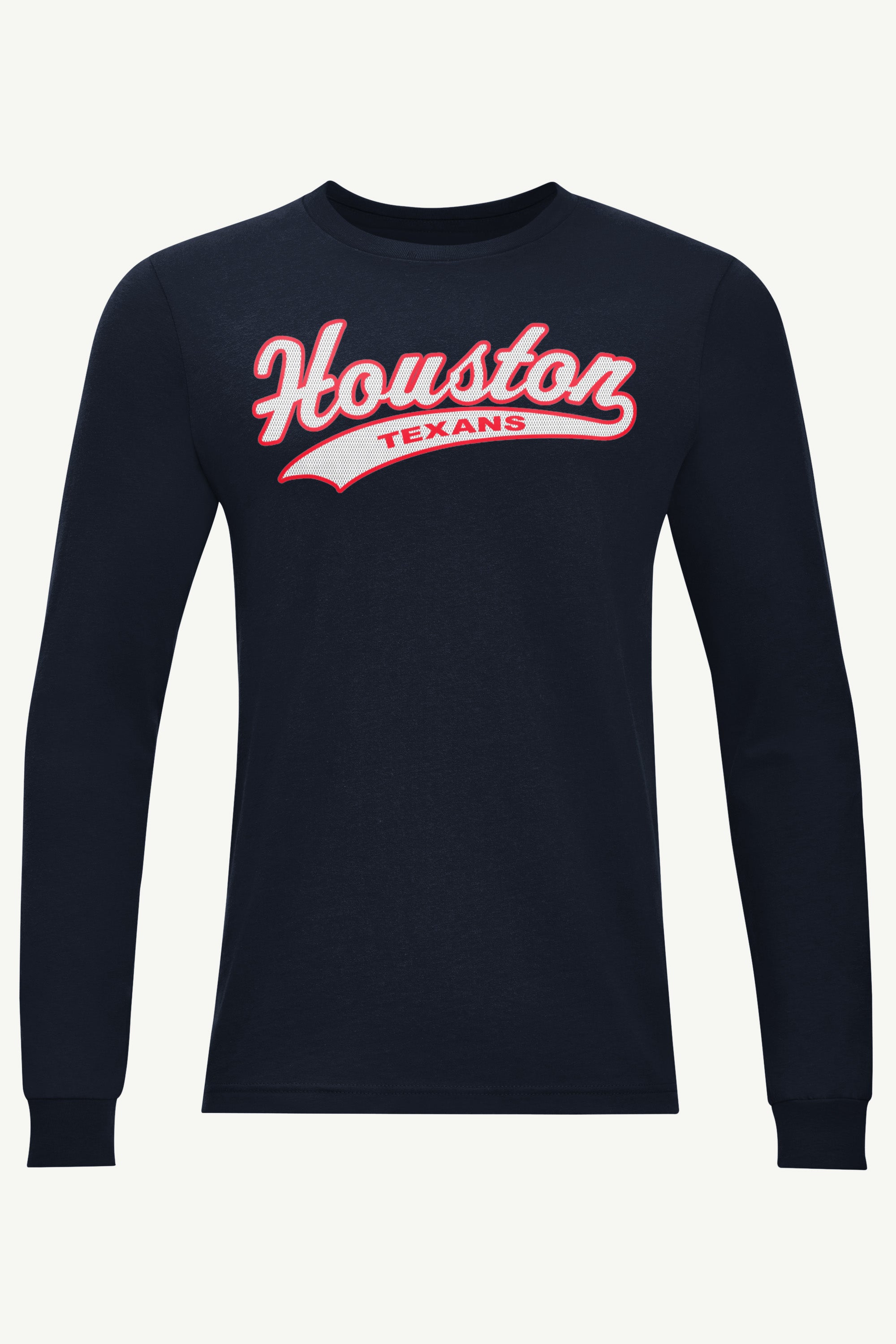 MENS HOUSTON TEXANS TAILSWEEP LONG SLEEVE T SHIRT View 1 | Men's T-Shirts