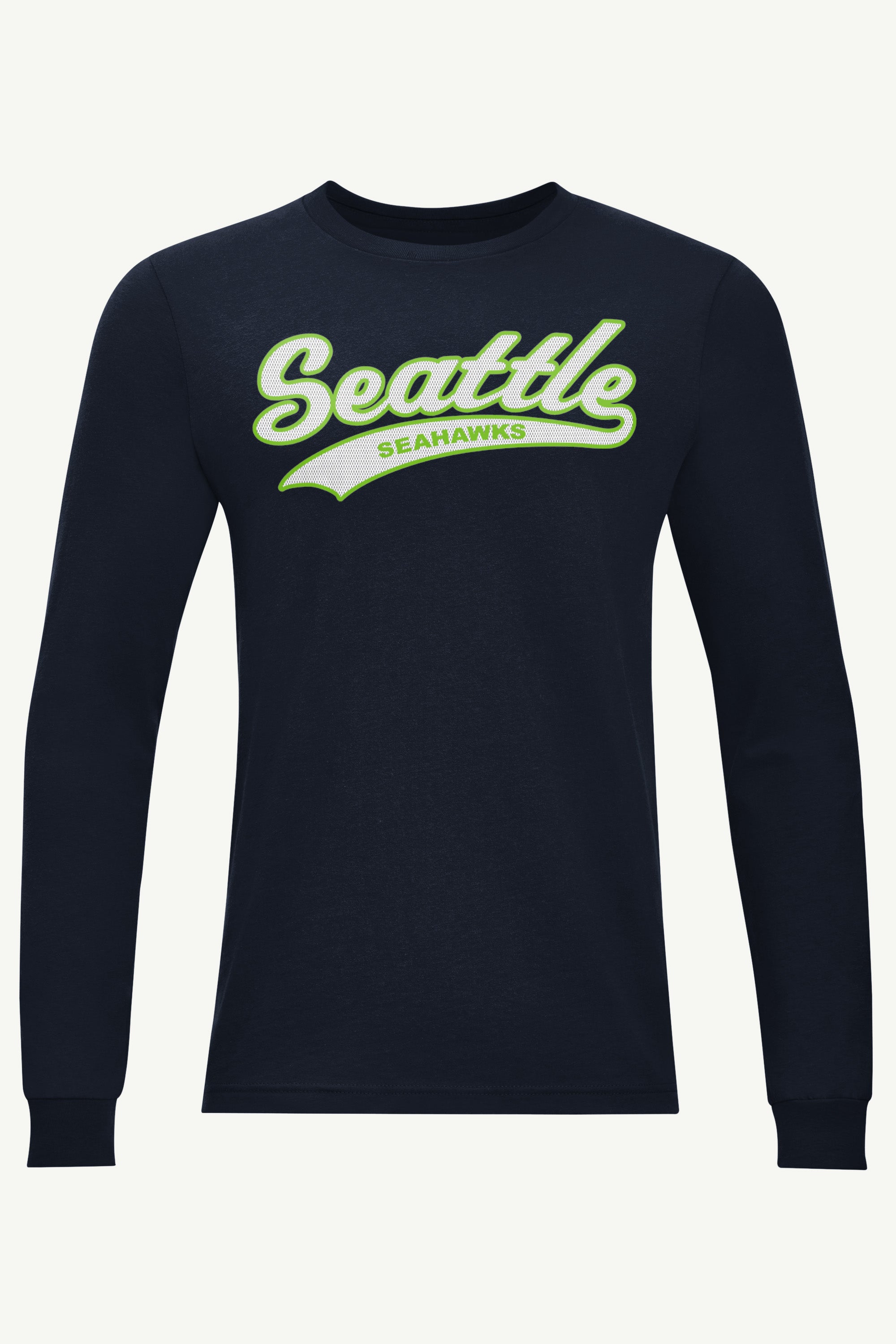 MENS SEATTLE SEAHAWKS TAILSWEEP LONG SLEEVE T SHIRT View 1 | Seattle Seahawks
