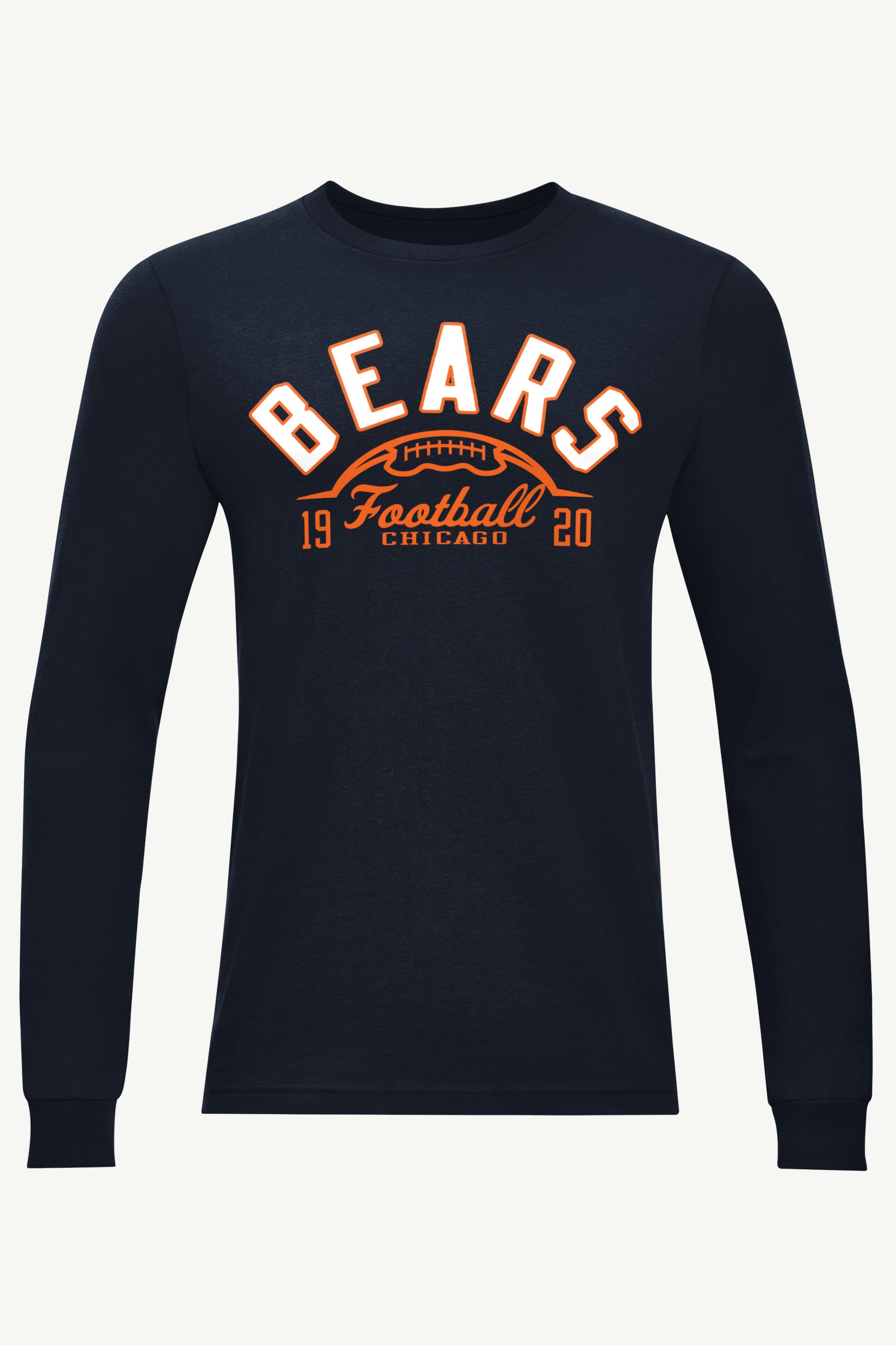 MENS CHICAGO BEARS HALF BALL LONG SLEEVE T SHIRT View 1 | Chicago Bears