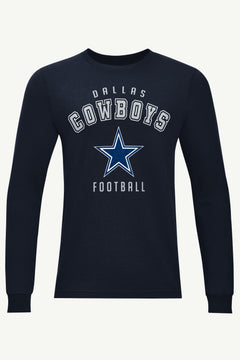 Mens Dallas Cowboys Long Sleeve T Shirt | NFL | Starter Mens Dallas Cowboys Long Sleeve T Shirt | NFL | Starter
