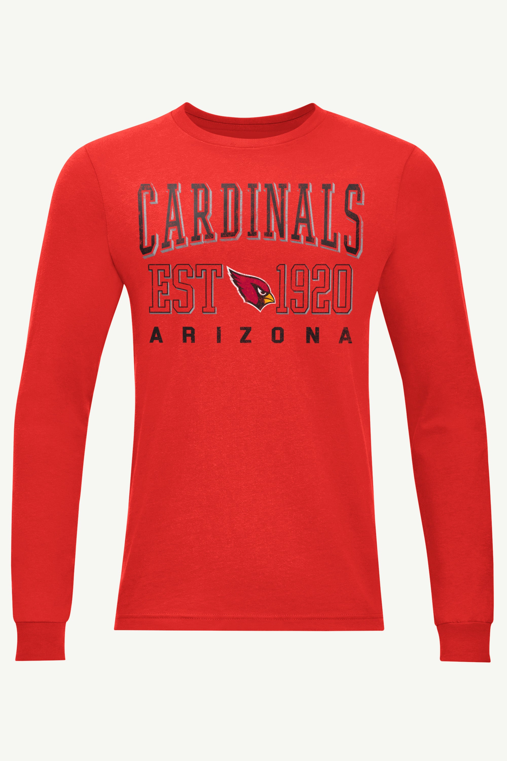 MENS ARIZONA CARDINALS RETRO LONG SLEEVE T SHIRT View 1 | Arizona Cardinals