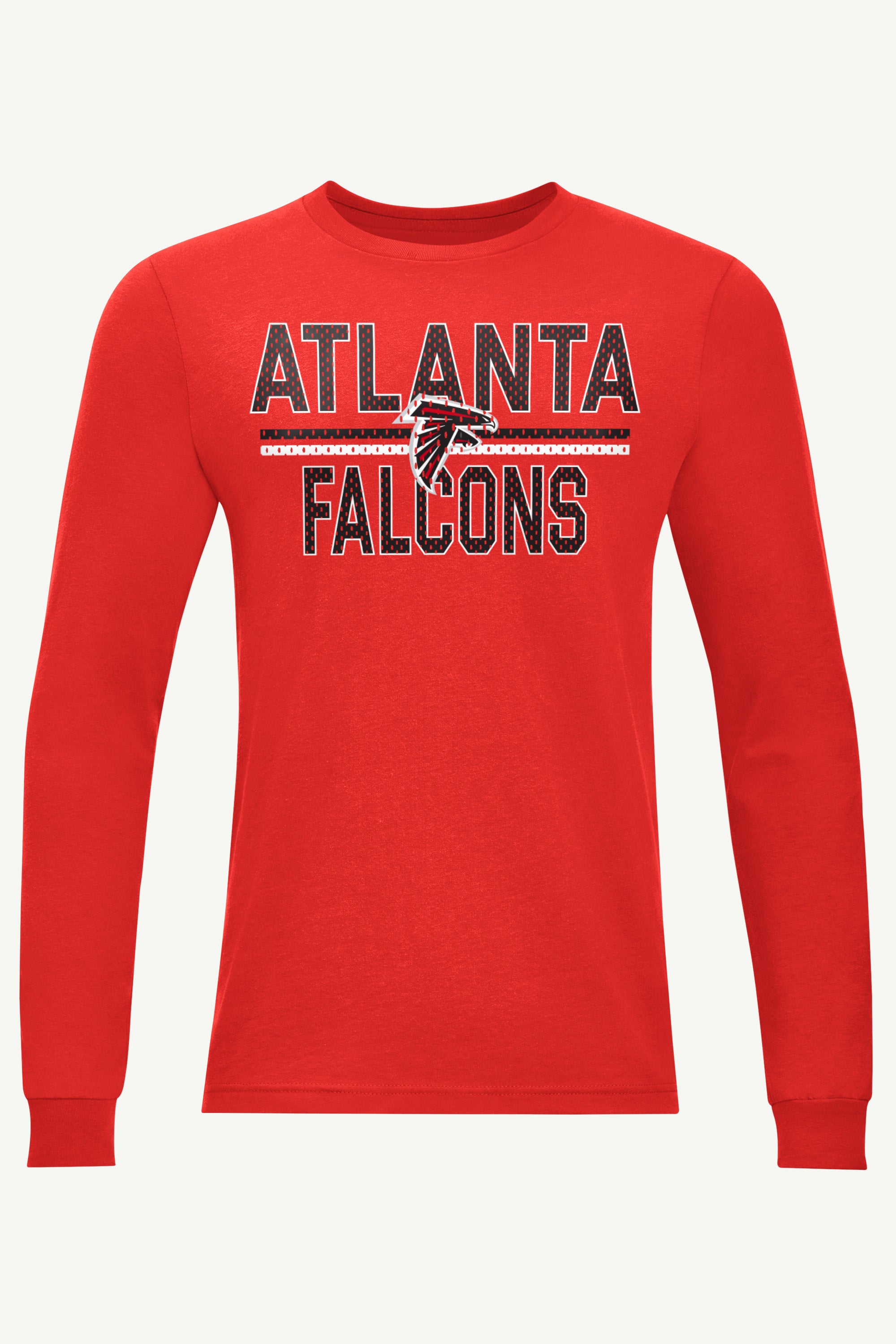 MENS ATLANTA FALCONS MESH LOOK LONG SLEEVE T SHIRT View 1 | Atlanta Falcons