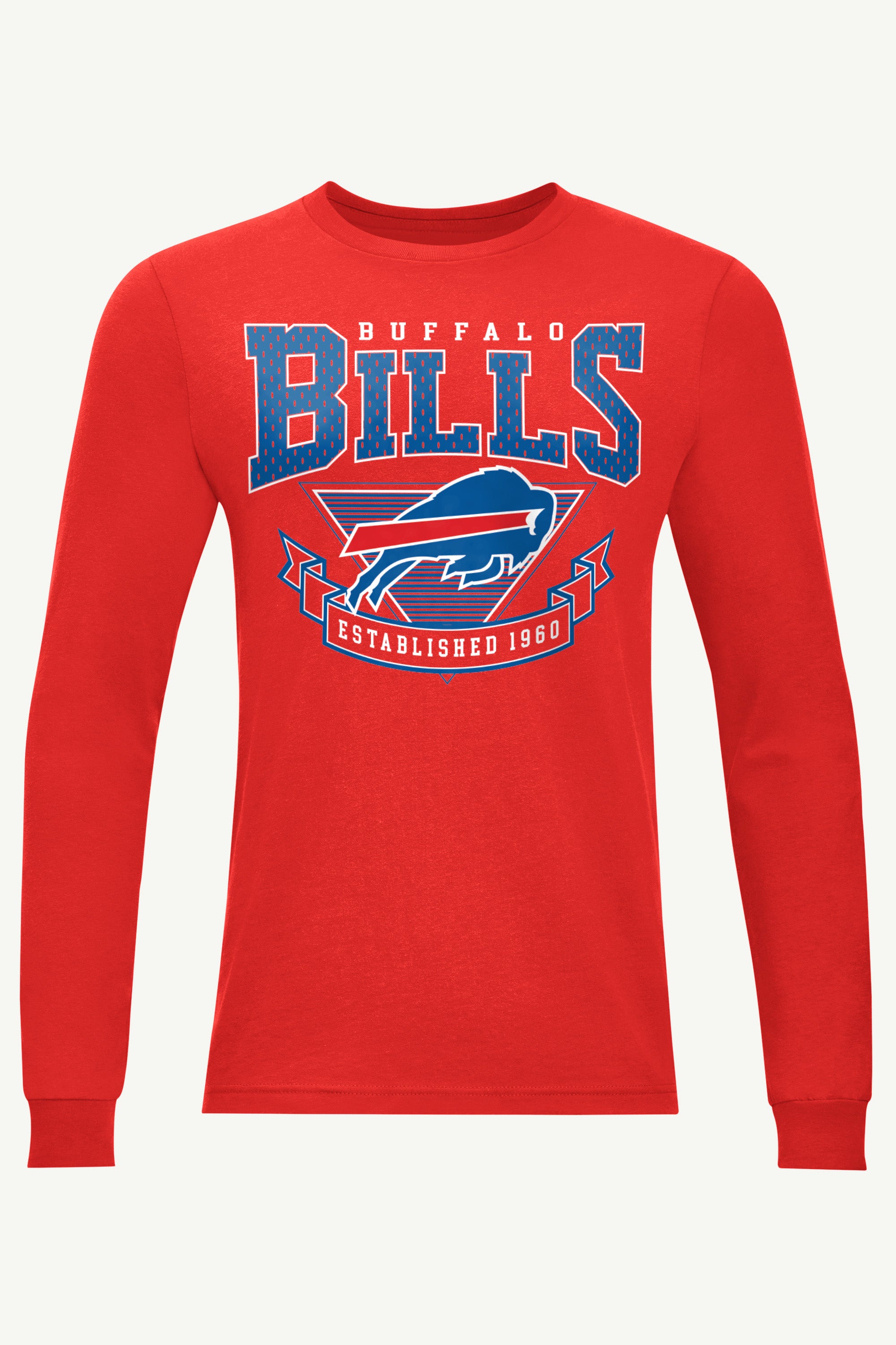 MENS BUFFALO BILLS 80's INSPIRED LONG SLEEVE T SHIRT View 1 | Buffalo Bills