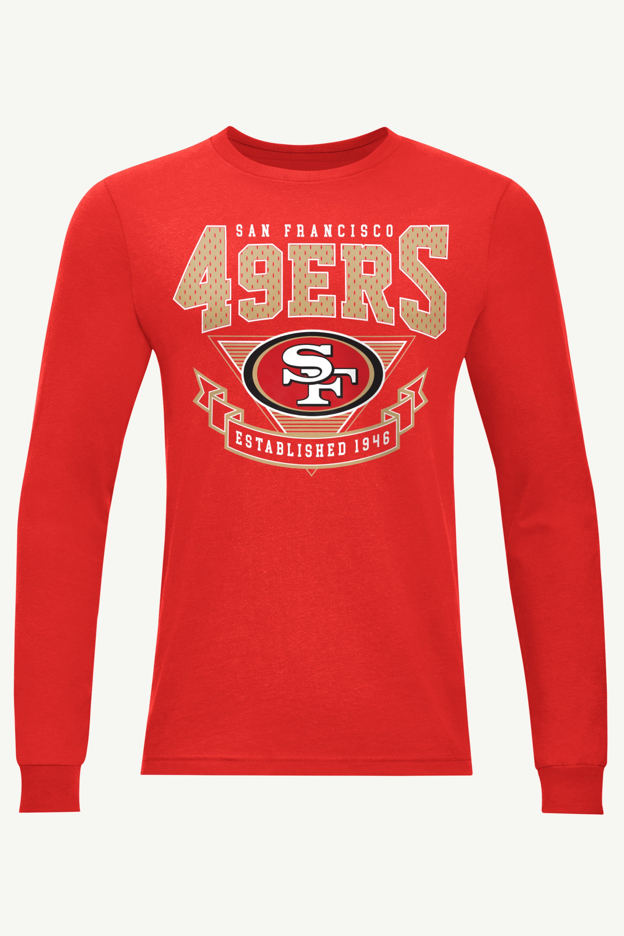 MENS SAN FRANCISCO 49ERS 80's INSPIRED LONG SLEEVE T SHIRT View 1 | NFL