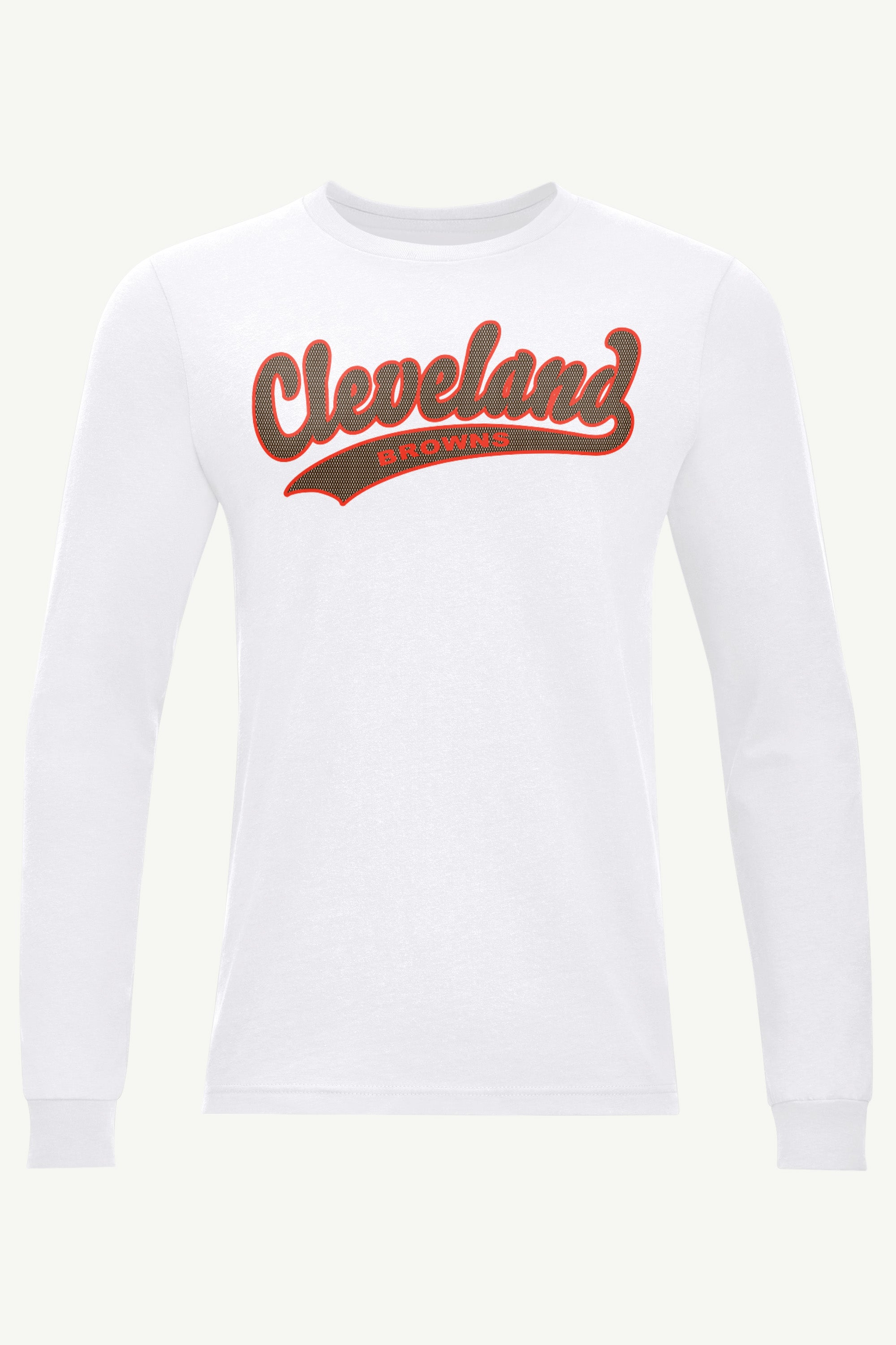 MENS CLEVELAND BROWNS TAILSWEEP LONG SLEEVE T SHIRT View 1 | Cleveland Browns MENS CLEVELAND BROWNS TAILSWEEP LONG SLEEVE T SHIRT View 1 | Cleveland Browns