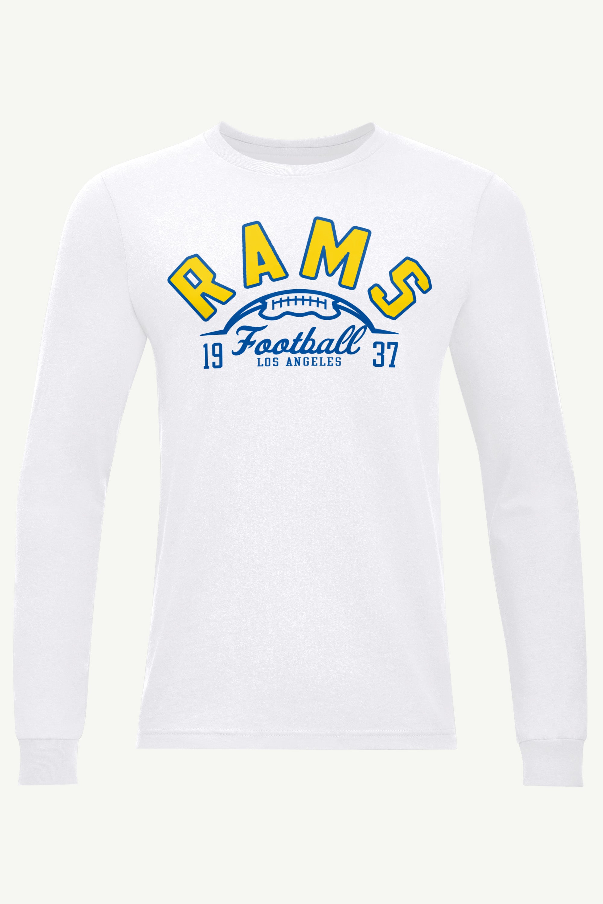 MENS LOS ANGELES RAMS HALF BALL LONG SLEEVE T SHIRT View 1 | Los Angeles Rams