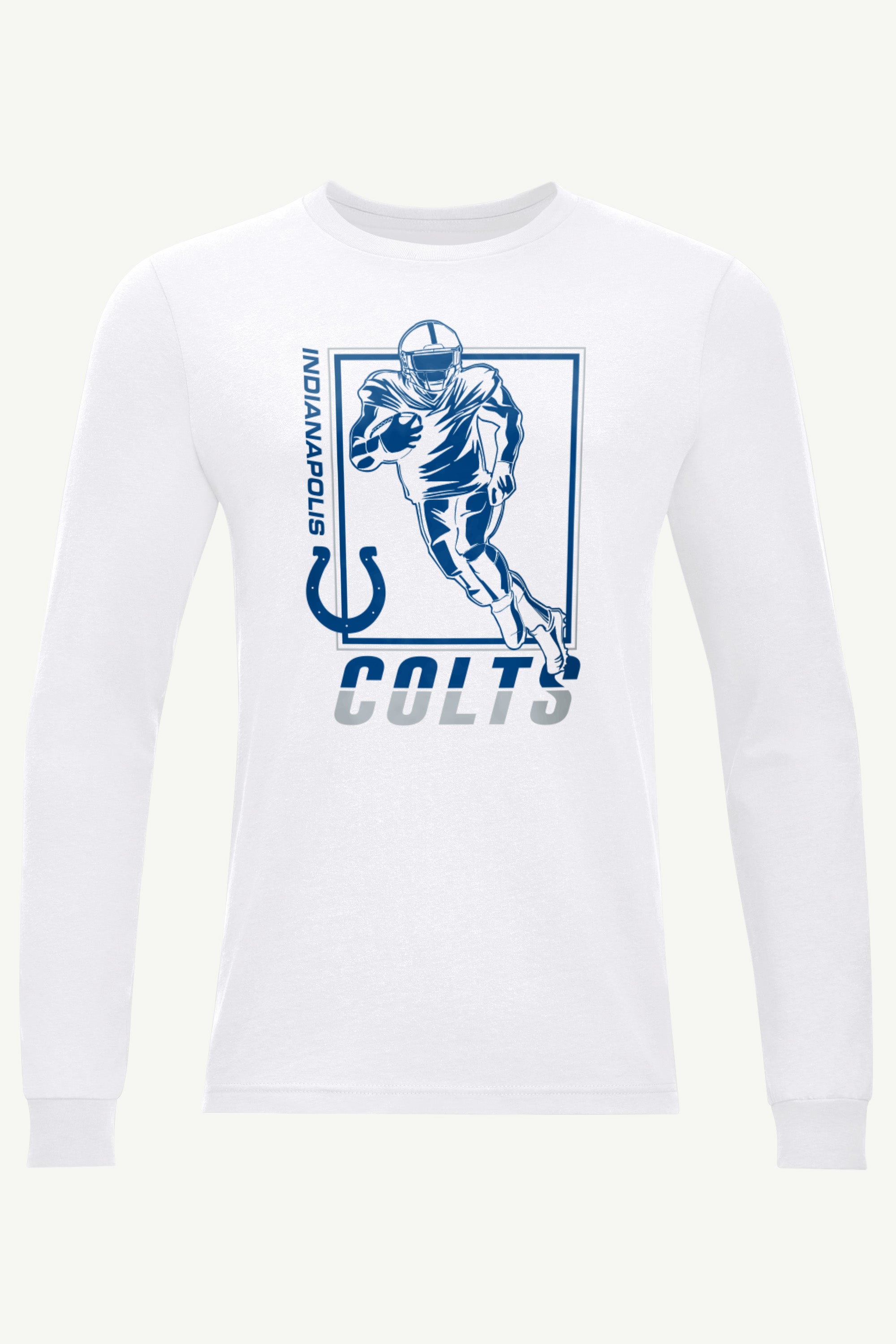 MENS INDIANAPOLIS COLTS PLAYER GRID LONG SLEEVE T SHIRT View 1 | Indianapolis Colts