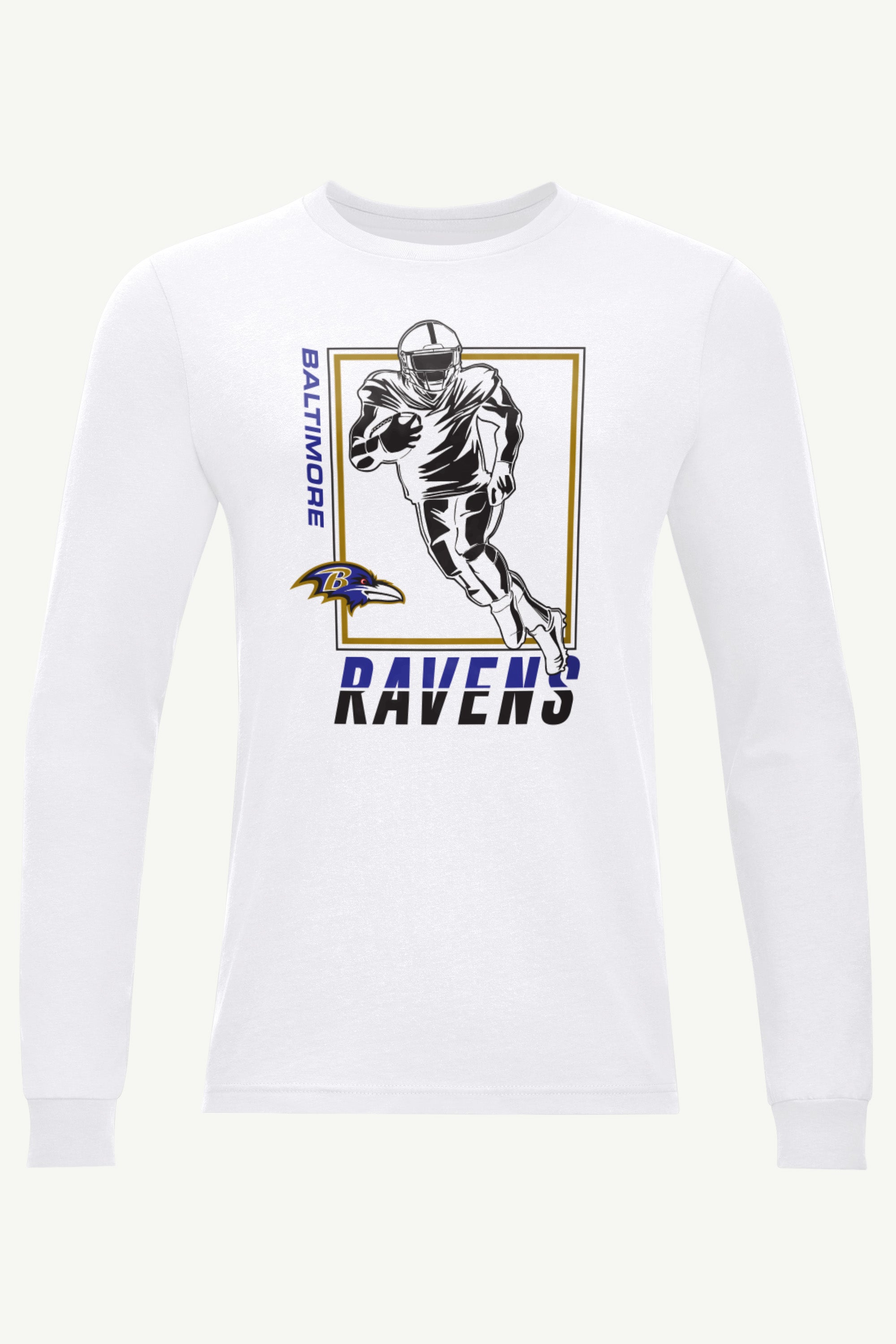 MENS BALTIMORE RAVENS PLAYER GRID LONG SLEEVE T SHIRT View 1 | Baltimore Ravens