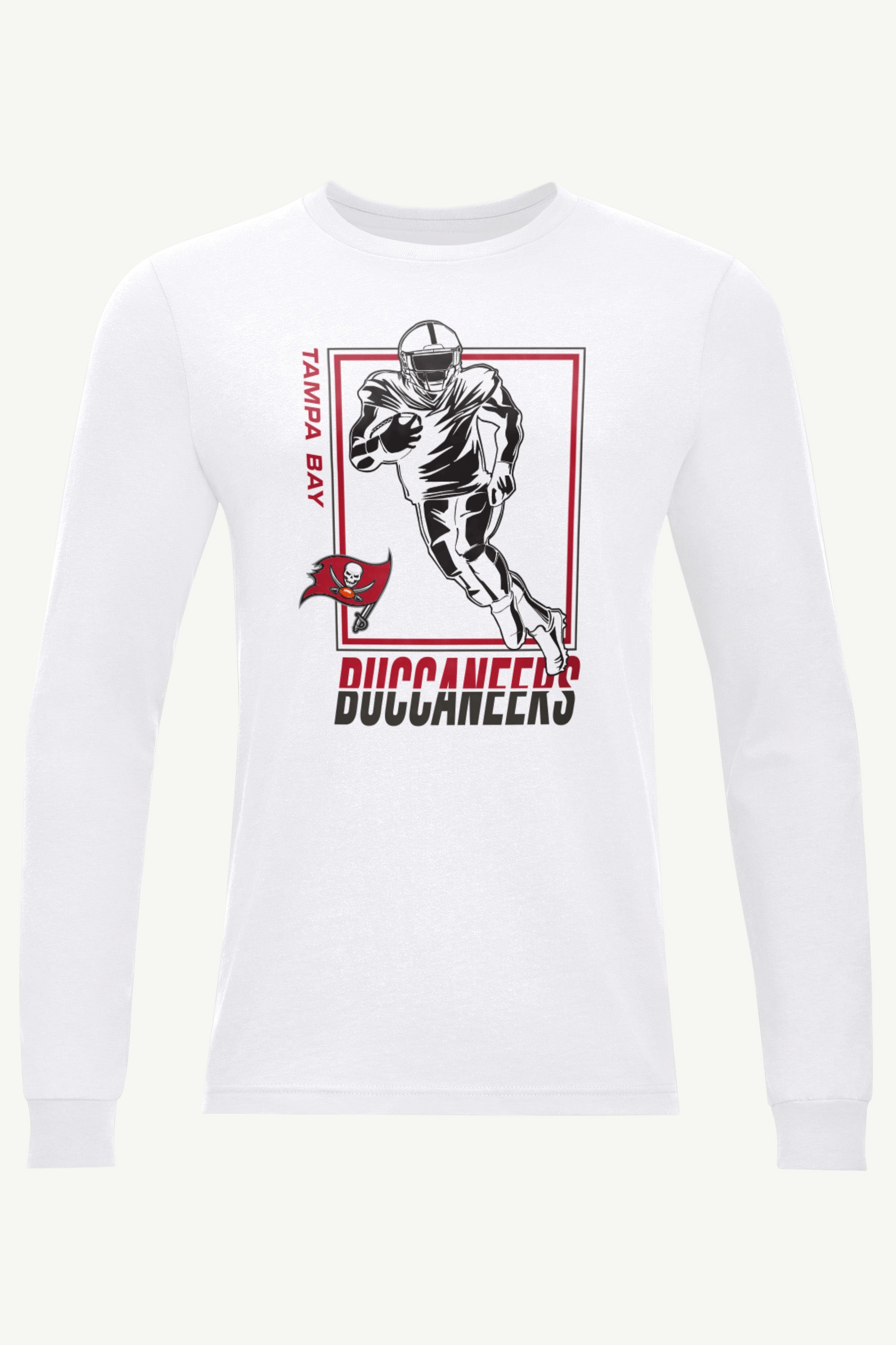 MENS TAMPA BAY BUCCANEERS PLAYER GRID LONG SLEEVE T SHIRT View 1 | Tampa Bay Buccaneers