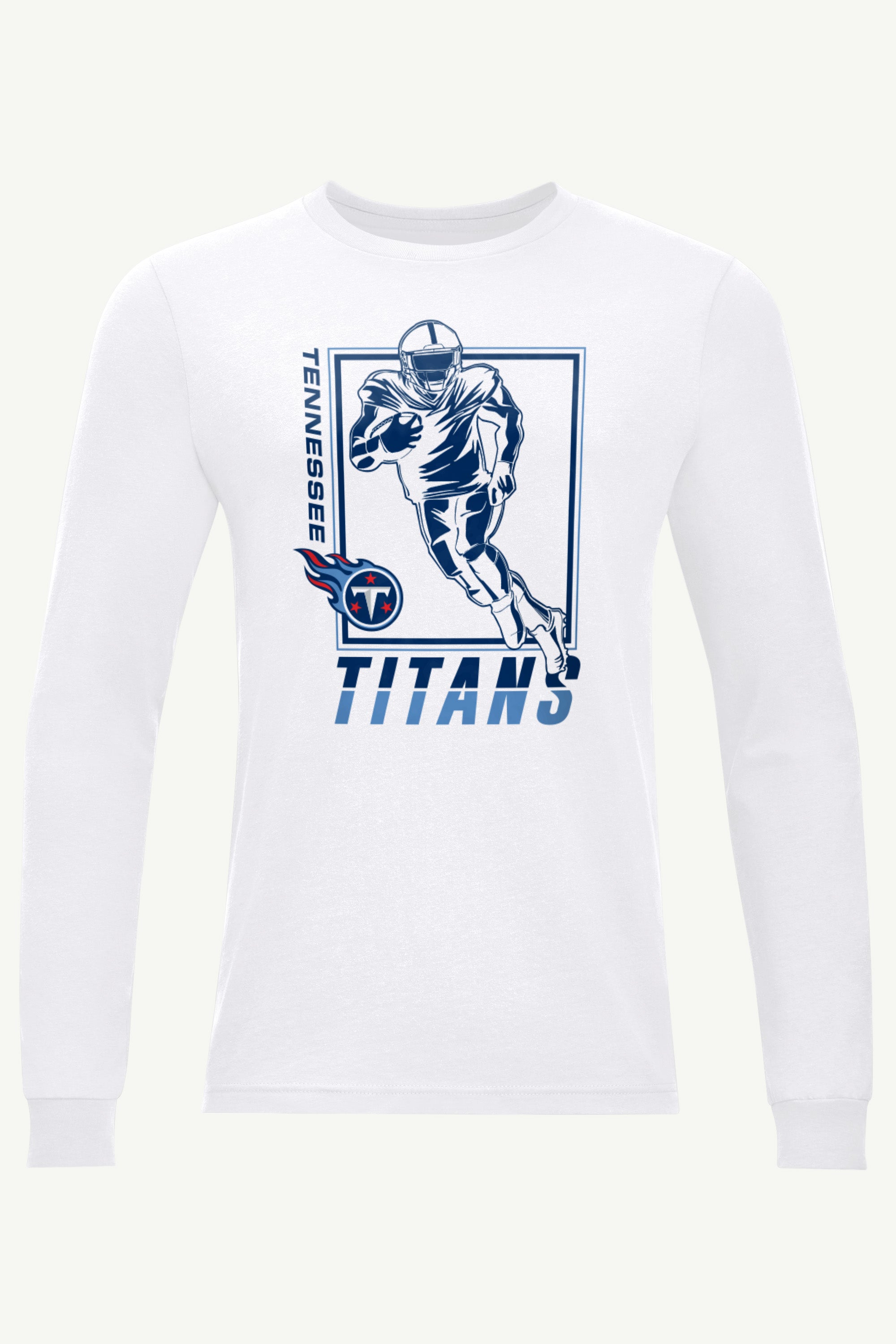 MENS TENNESSEE TITANS PLAYER GRID LONG SLEEVE T SHIRT View 1 | Men's T-Shirts