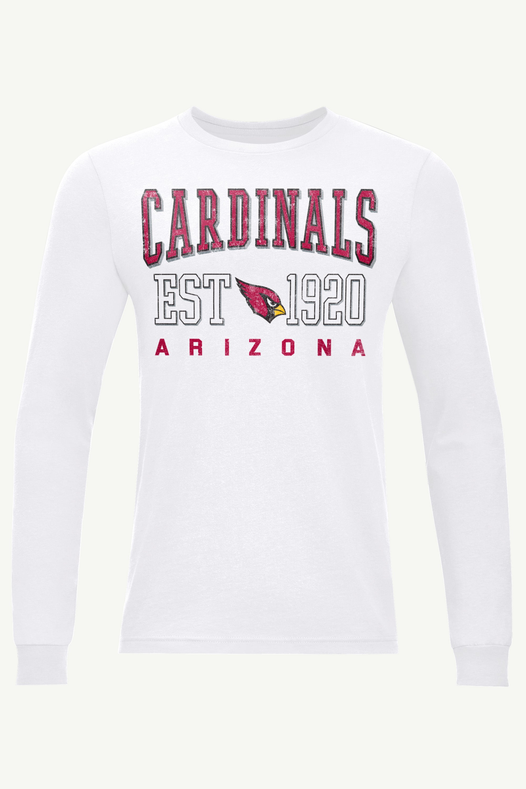 MENS ARIZONA CARDINALS RETRO LONG SLEEVE T SHIRT View 1 | Arizona Cardinals