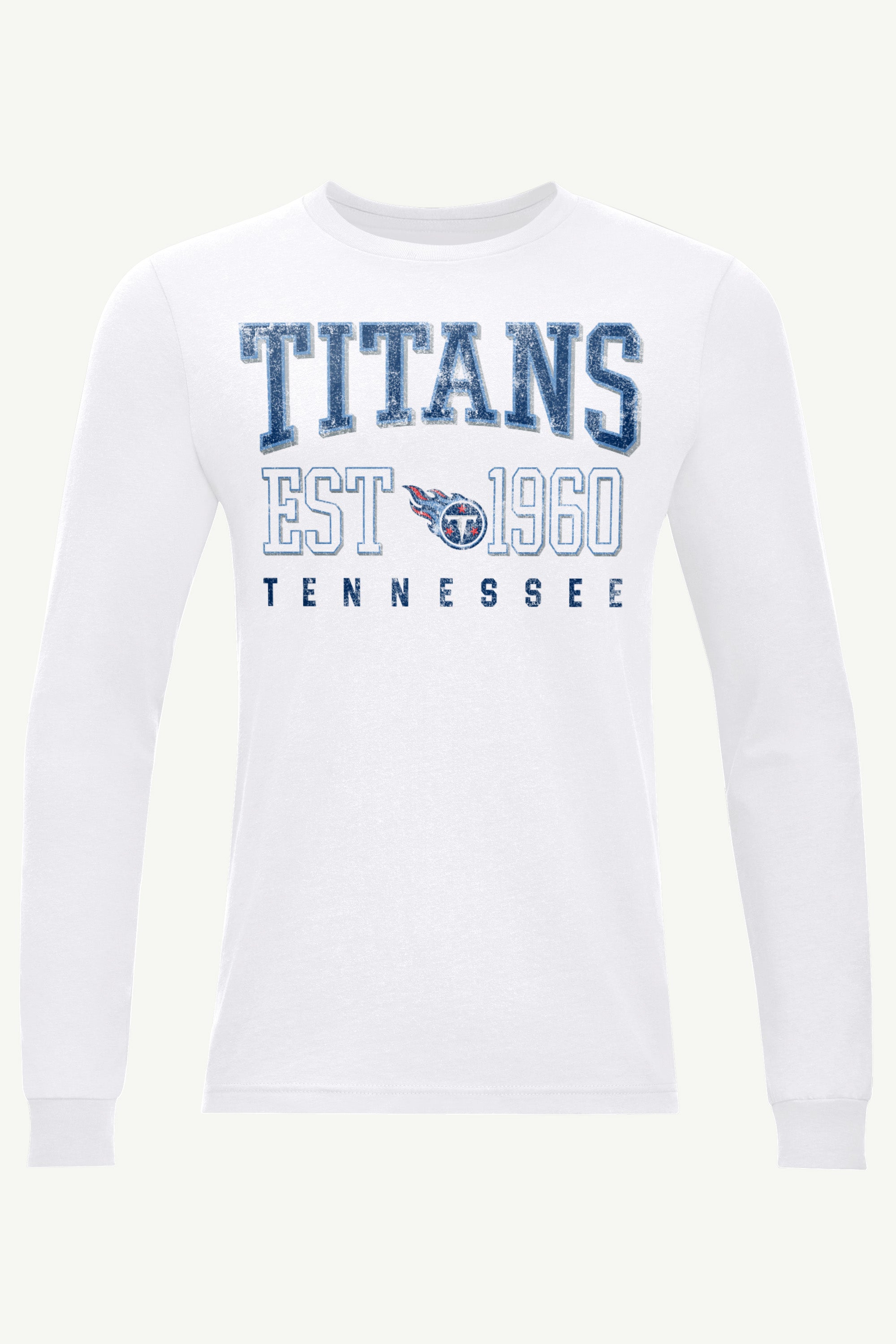 MENS TENNESSEE TITANS RETRO LONG SLEEVE T SHIRT View 1 | Tennessee Titans
