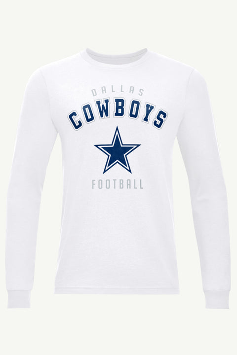 Starter Men's White Dallas Cowboys Long Sleeve T-Shirt