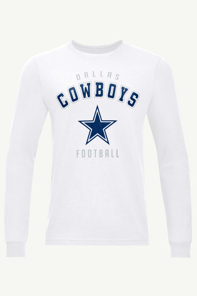 Starter Men's White Dallas Cowboys Long Sleeve T-Shirt