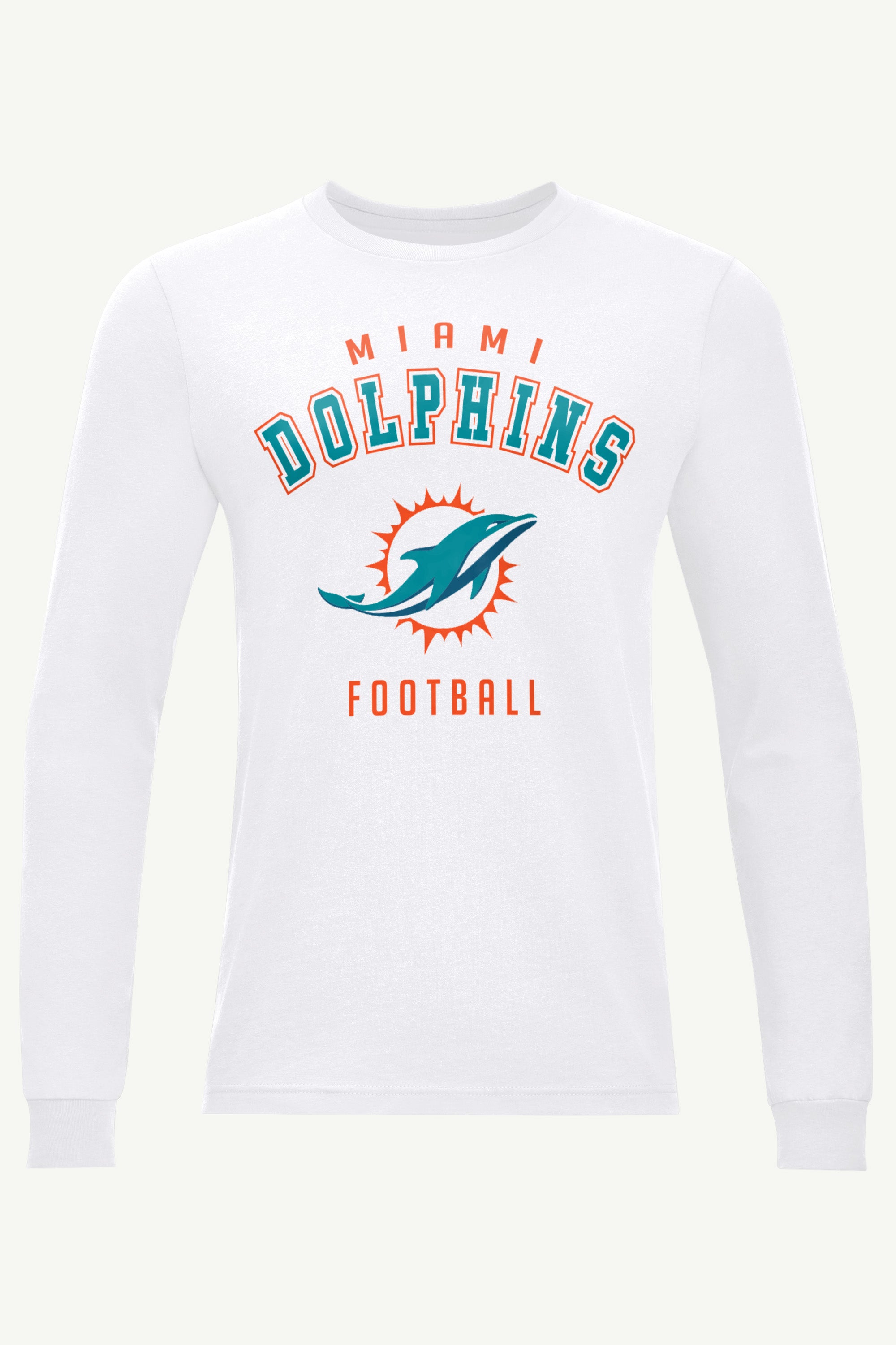 MENS MIAMI DOLPHINS TEAM LONG SLEEVE T SHIRT View 1 | Miami Dolphins