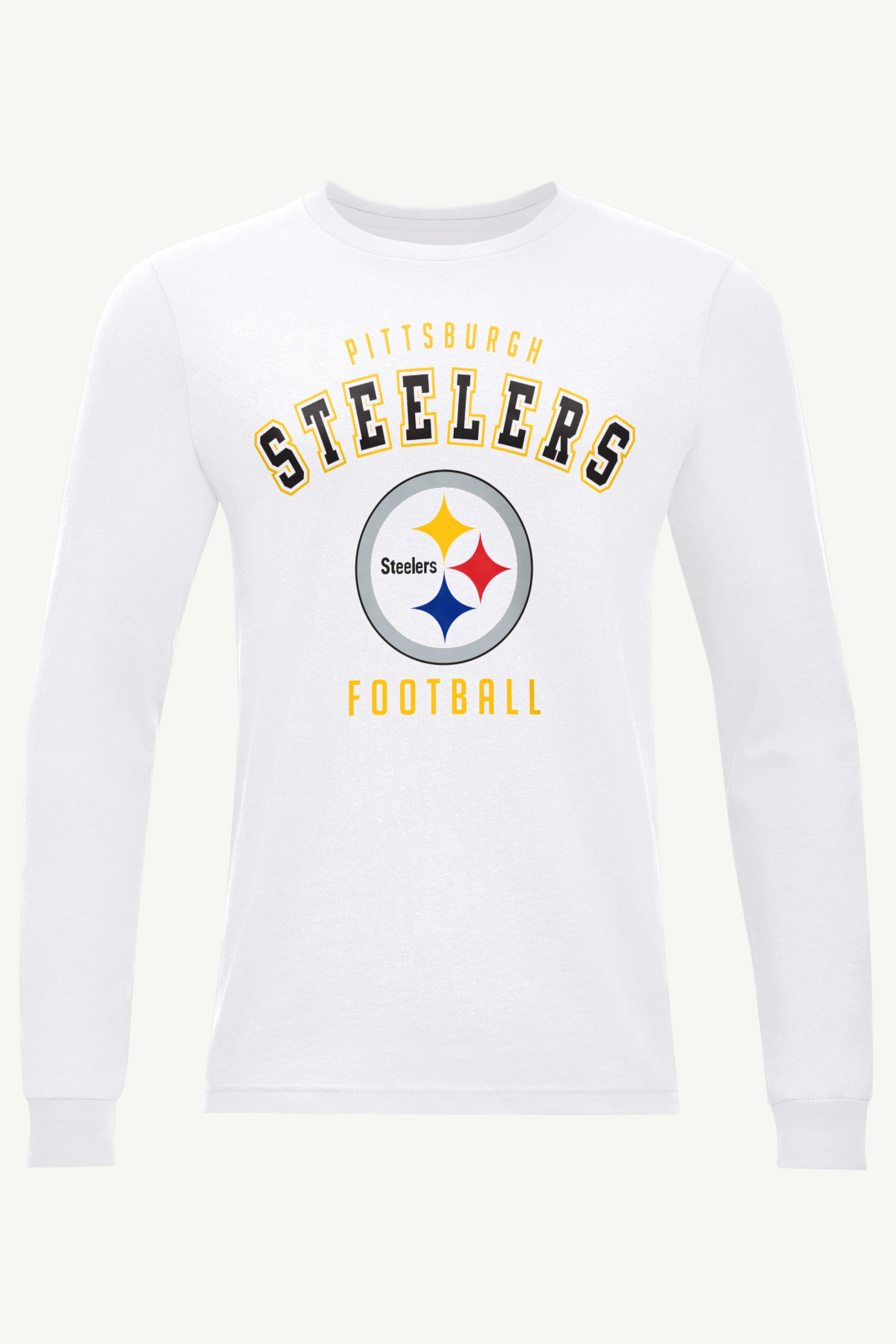 MENS PITTSBURGH STEELERS LONG SLEEVE T SHIRT View 1 | NFL MENS PITTSBURGH STEELERS LONG SLEEVE T SHIRT View 1 | NFL