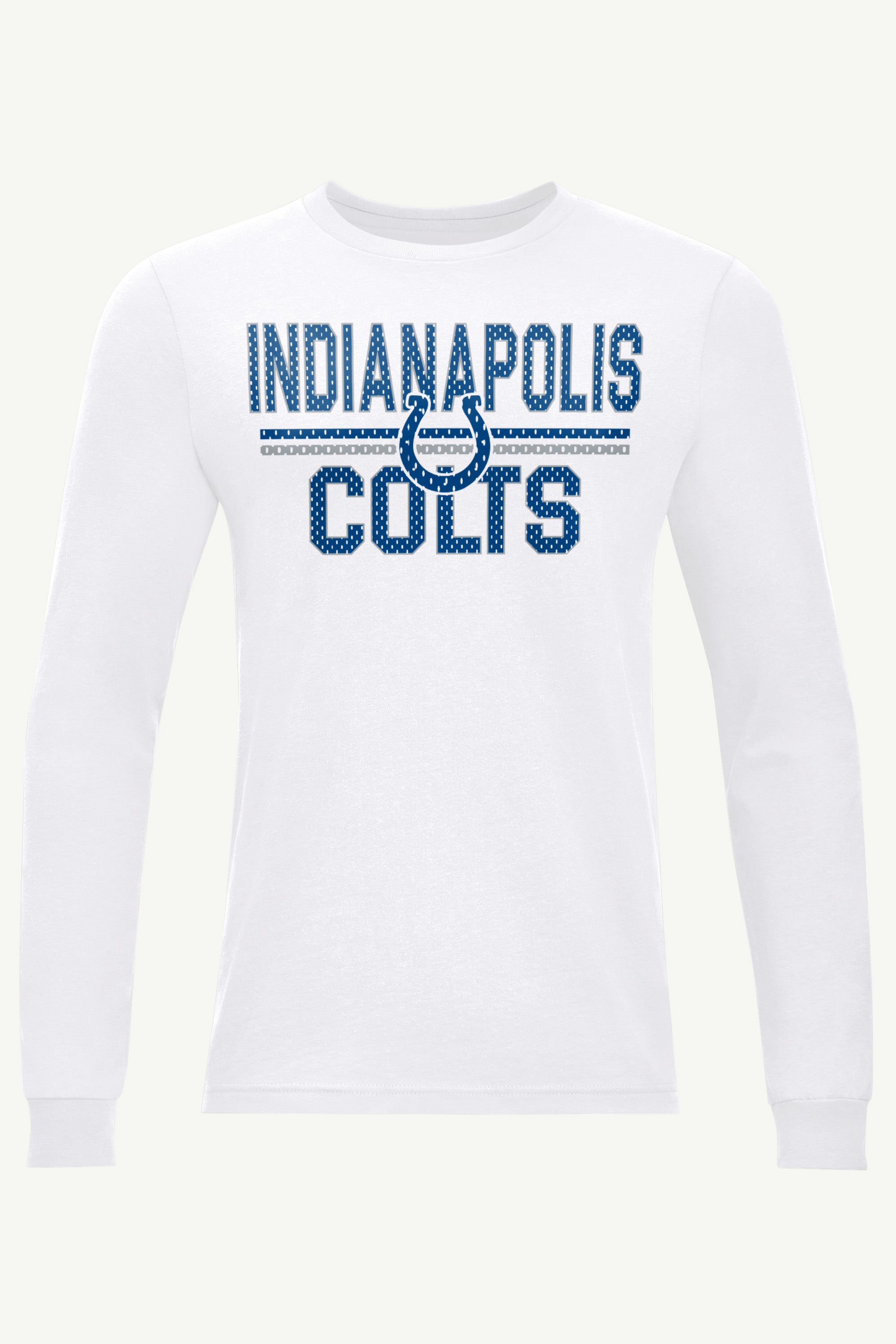MENS INDIANAPOLIS COLTS MESH LOOK LONG SLEEVE T SHIRT View 1 | Indianapolis Colts